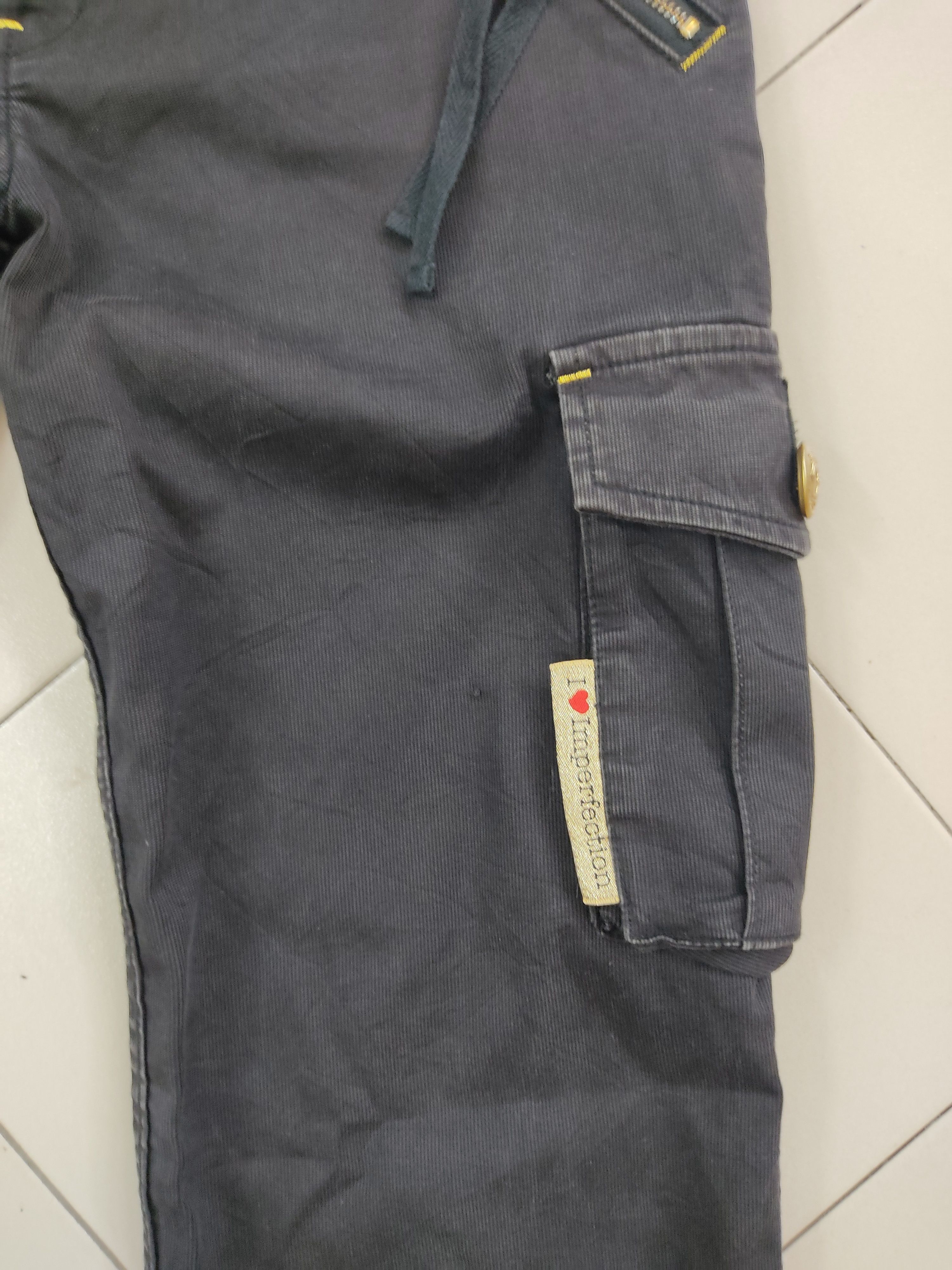 Japanese Brand Crystal Ball Multipocket Utility Black Cargo Pants Size US 30 / EU 46 - 9 Thumbnail