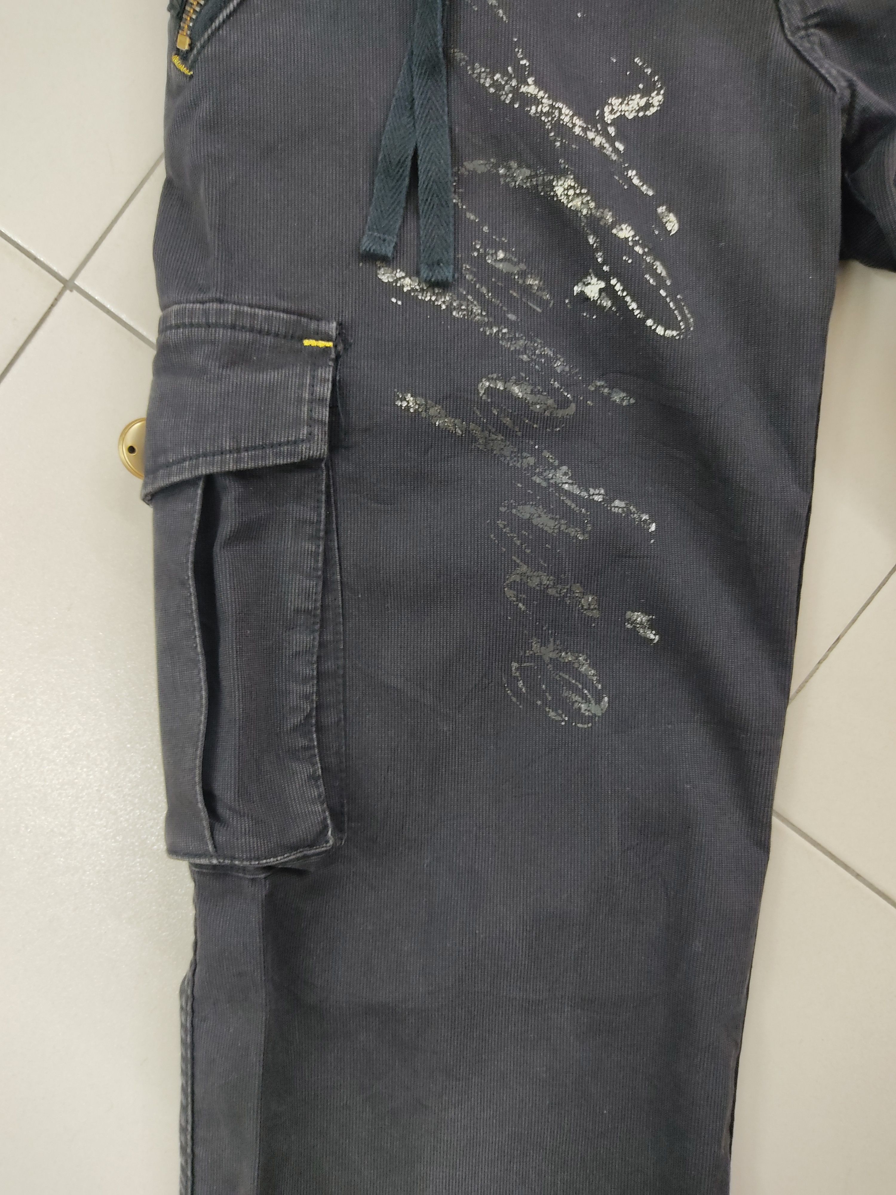 Japanese Brand Crystal Ball Multipocket Utility Black Cargo Pants Size US 30 / EU 46 - 8 Thumbnail