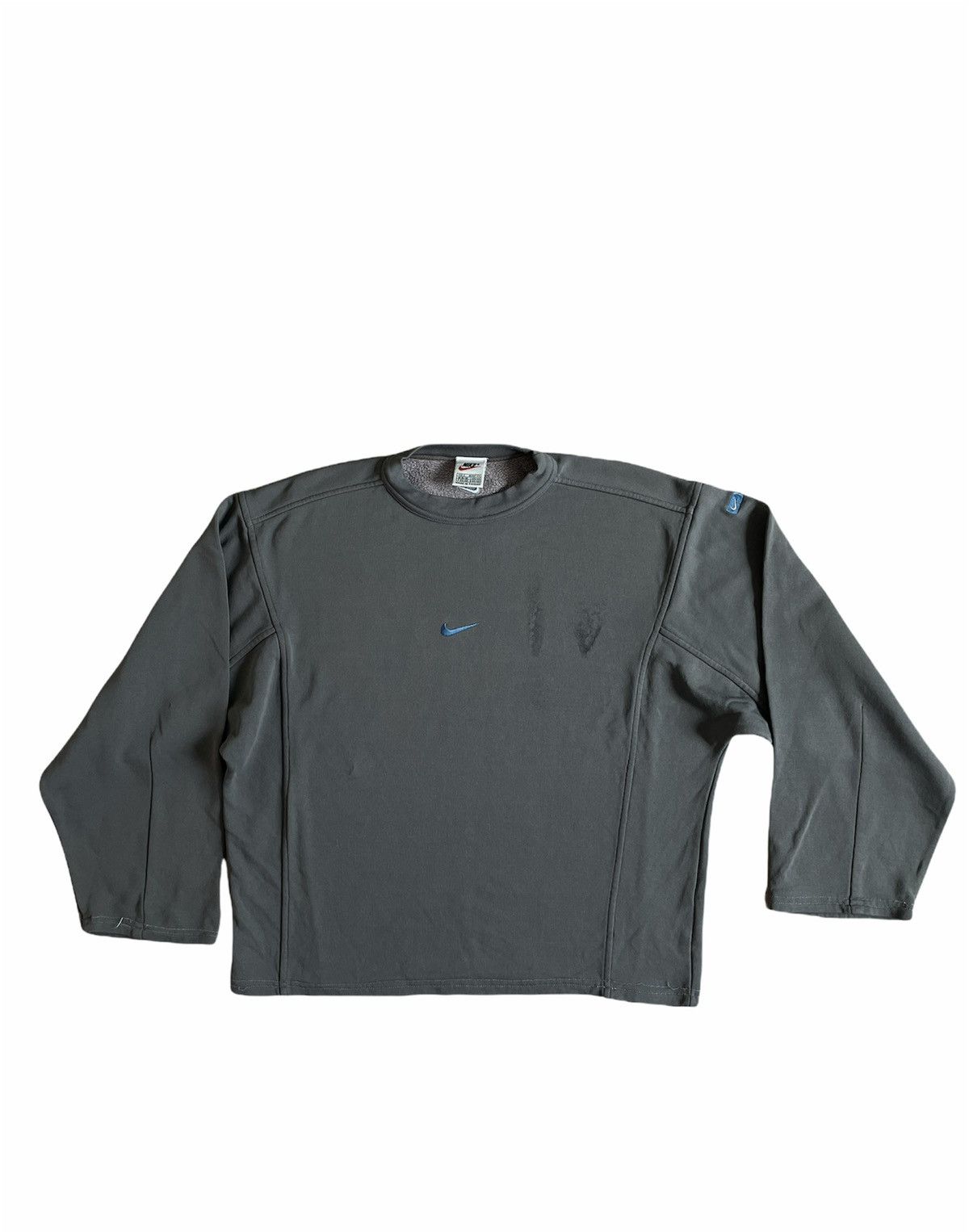 Nike Vintage Nike sweater central swoosh logo 1990s Size US S / EU 44-46 / 1 - 1 Thumbnail