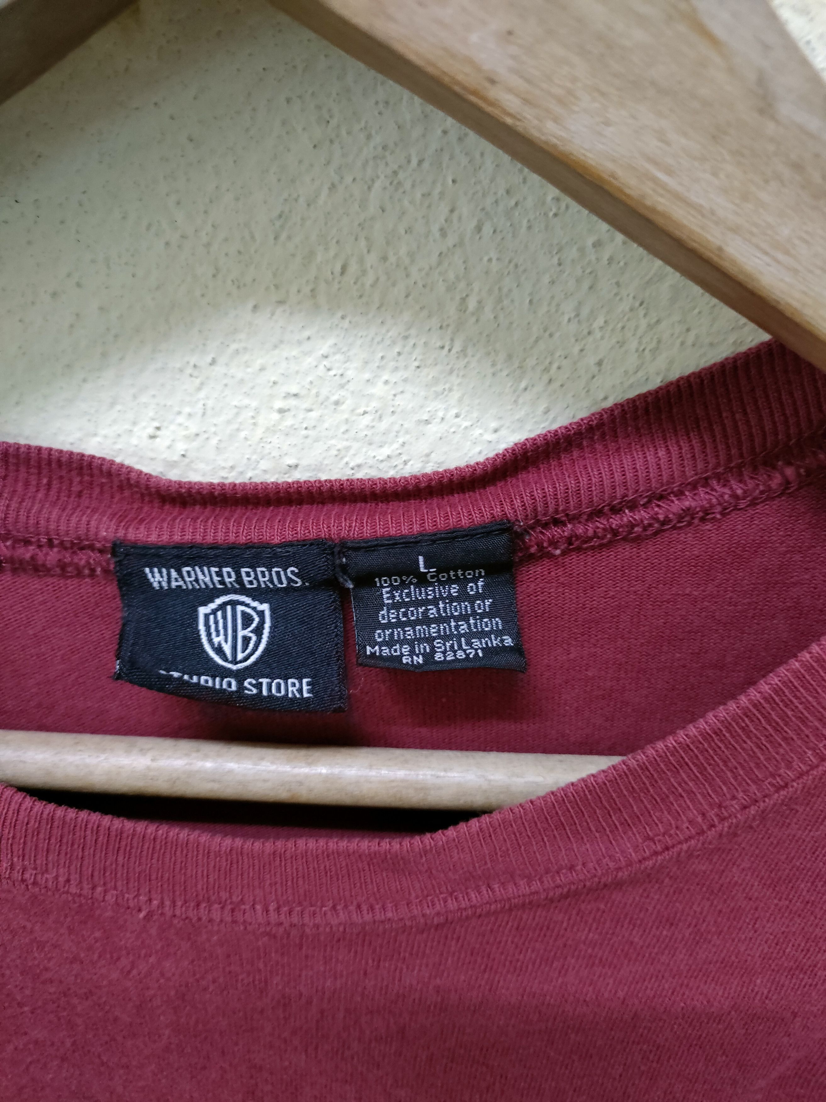 Cartoon Network × Vintage Vintage Warner Bros Tasmania Embroidered T-shirt Size US L / EU 52-54 / 3 - 6 Thumbnail