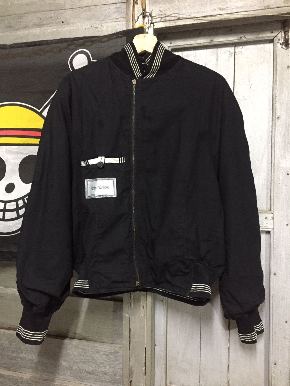 Gianni Valentino × Versace Gianni Versace Reversible Jacket Stripe Design Size US L / EU 52-54 / 3 - 1 Thumbnail