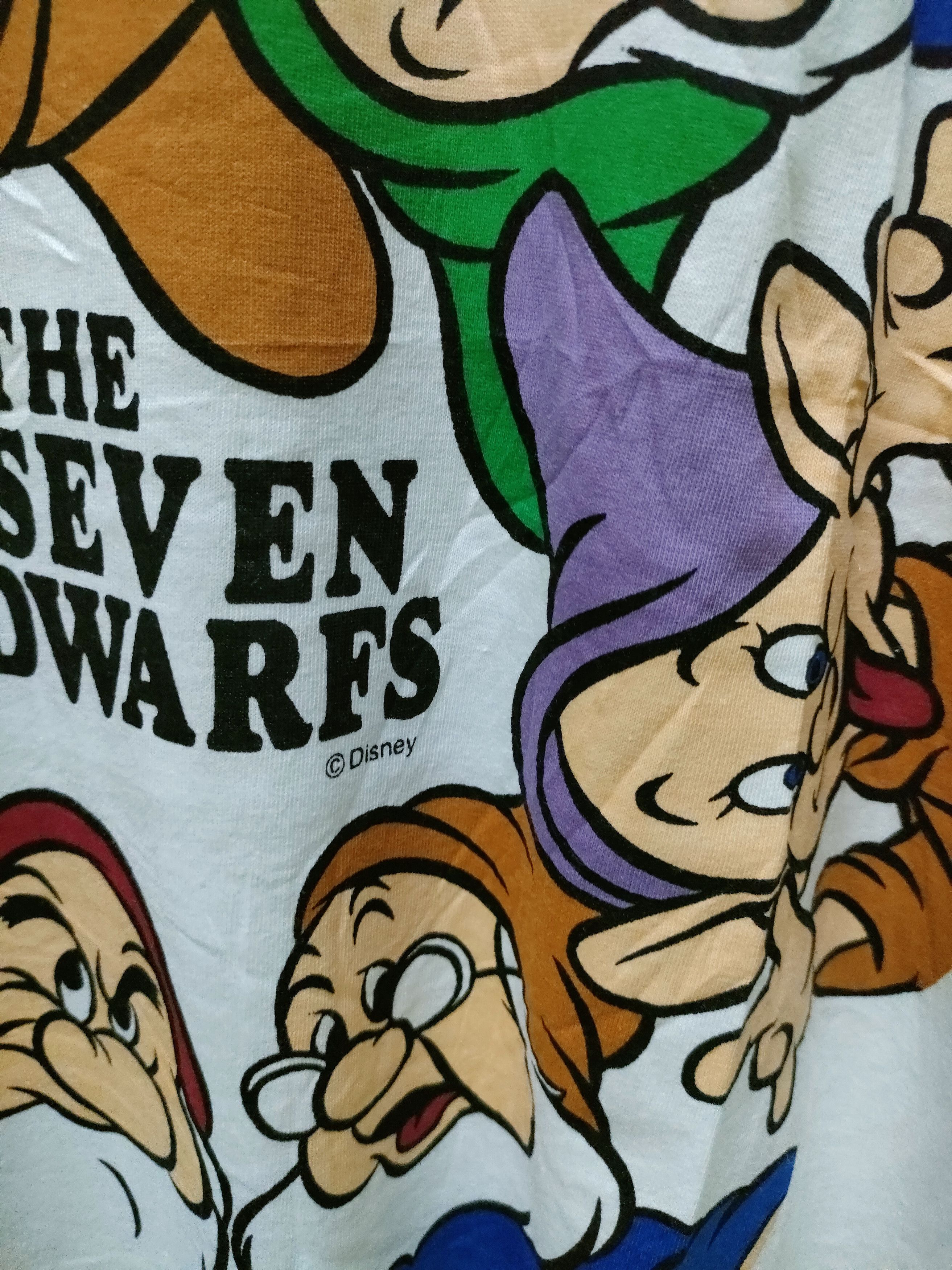 Cartoon Network × Disney × Vintage Vintage Disney The Seven Dwarfs T-shirt Size US L / EU 52-54 / 3 - 5 Thumbnail