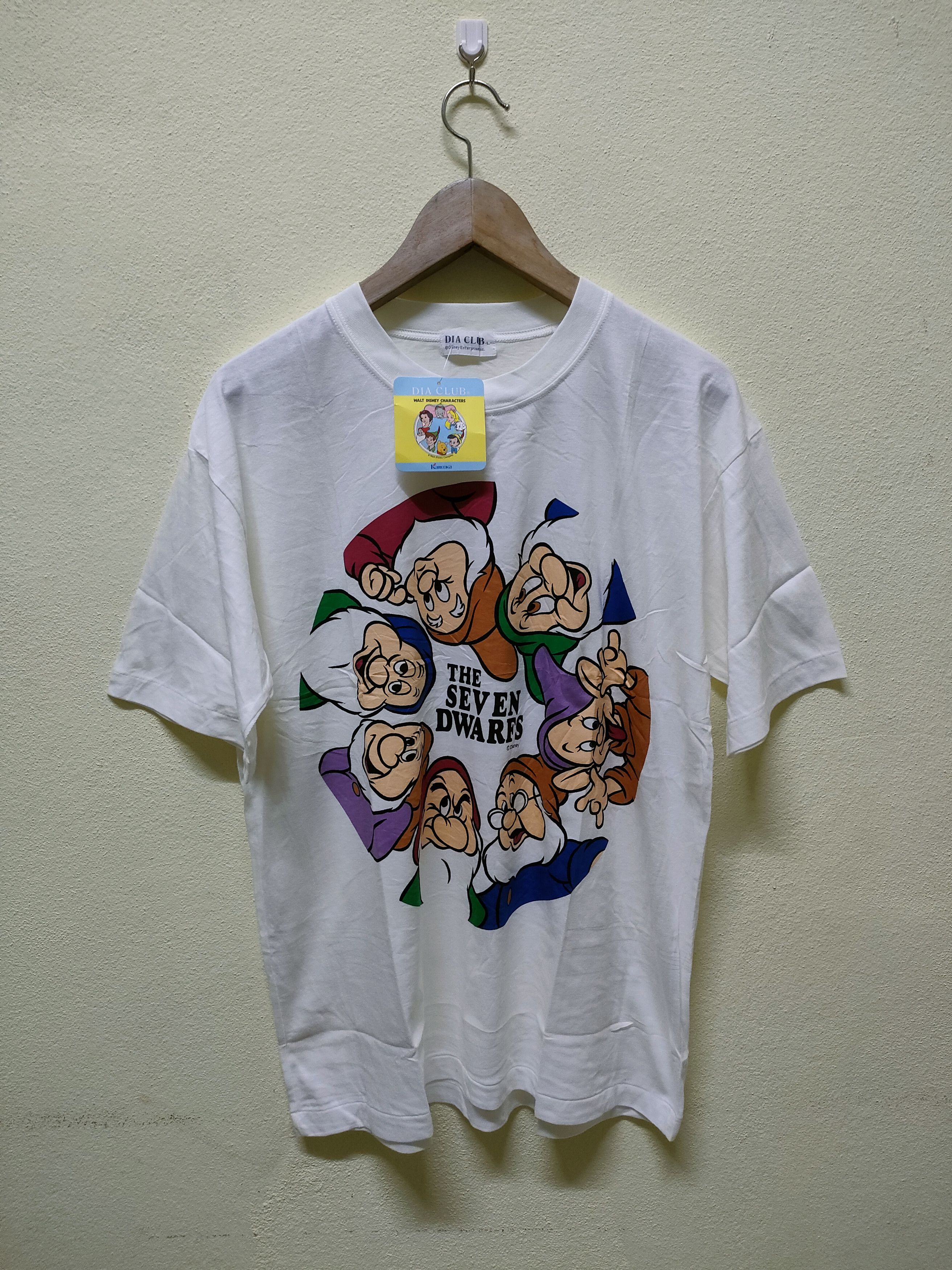 Cartoon Network × Disney × Vintage Vintage Disney The Seven Dwarfs T-shirt Size US L / EU 52-54 / 3 - 1 Thumbnail