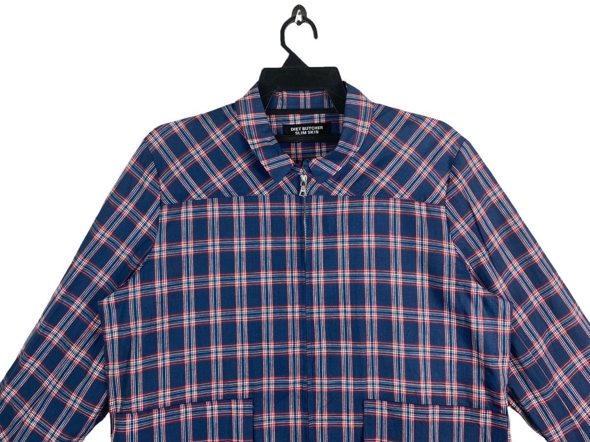 Diet Butcher Slim Skin Diet Butcher Slim Skin cotton tartan plaid zip up jacket Size US M / EU 48-50 / 2 - 3 Thumbnail