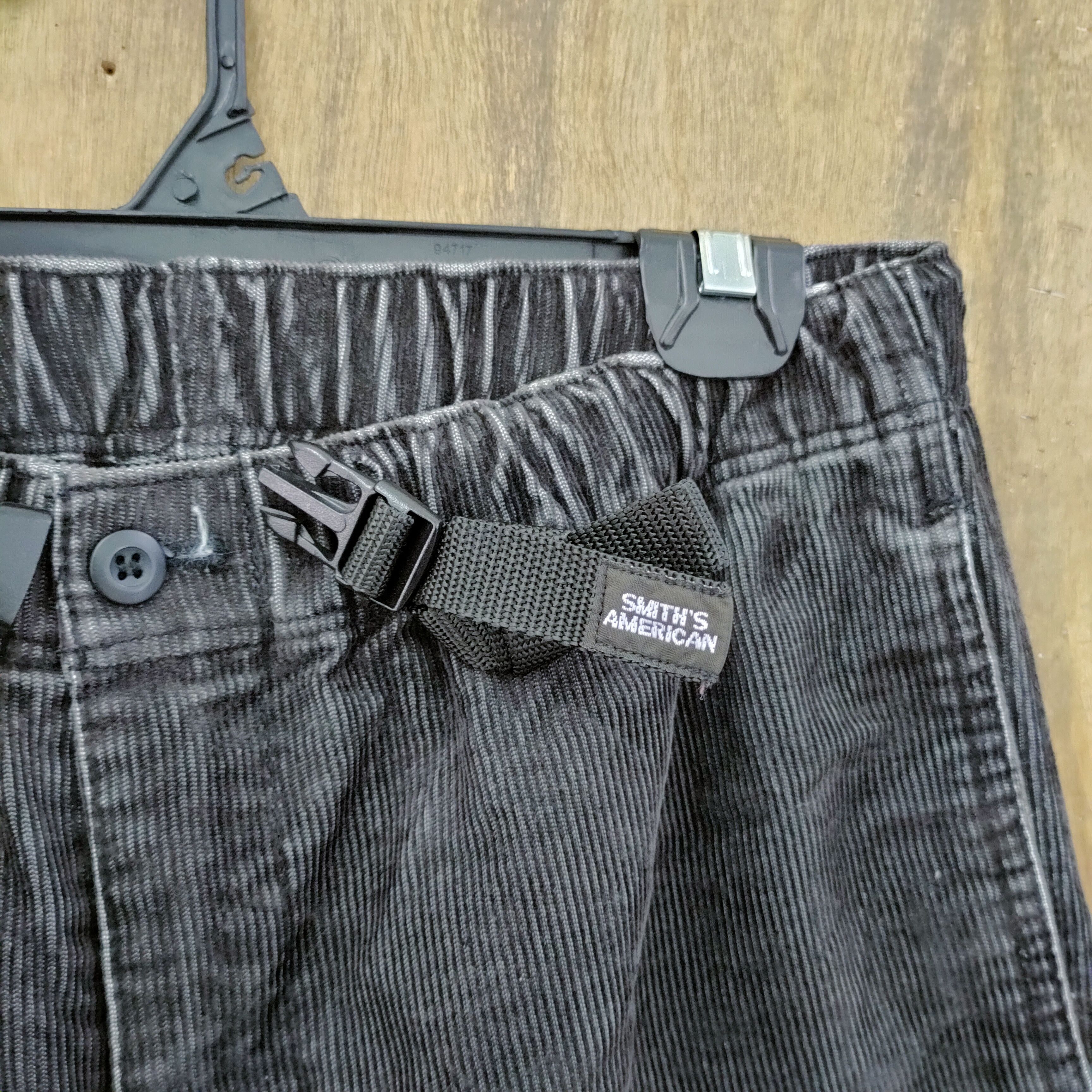 Japanese Brand SMITH BAGGY CORDUROY FADED CARGO PANTS Size US 30 / EU 46 - 4 Thumbnail