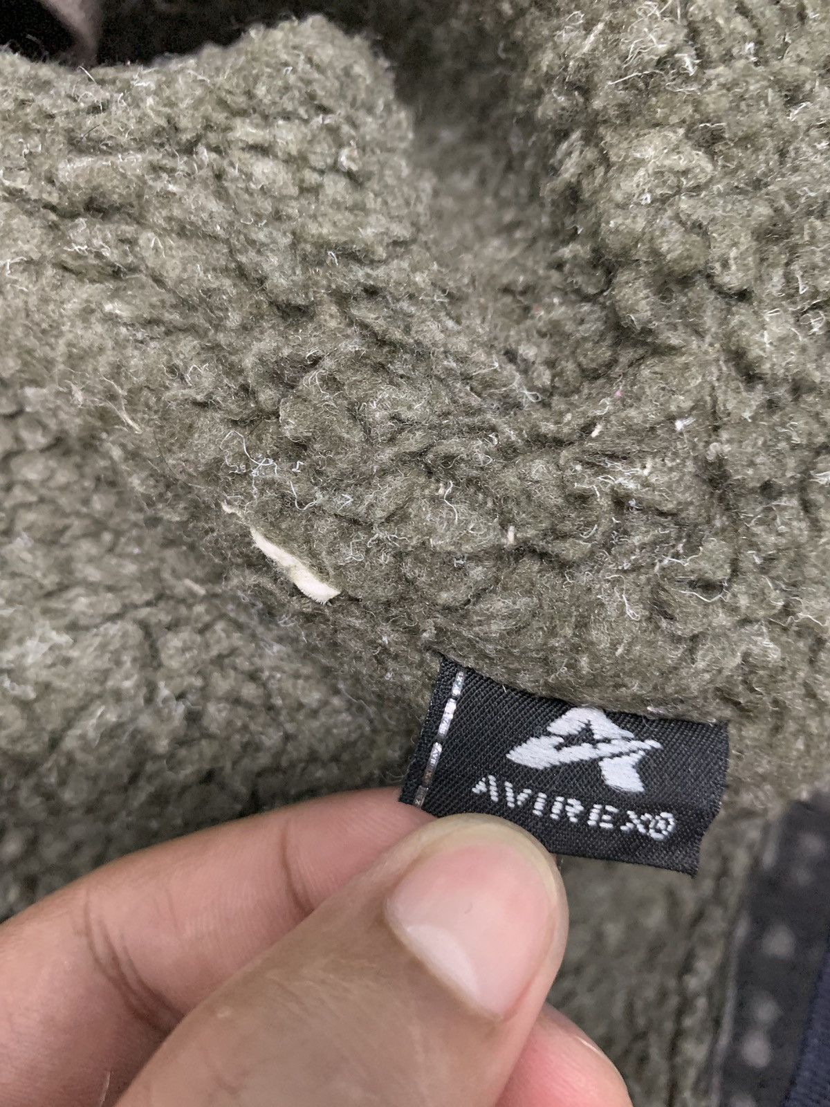 Avirex × Japanese Brand Vintage Avirex Distressed Sherpa Lined Riot Jacket Size US M / EU 48-50 / 2 - 10 Thumbnail