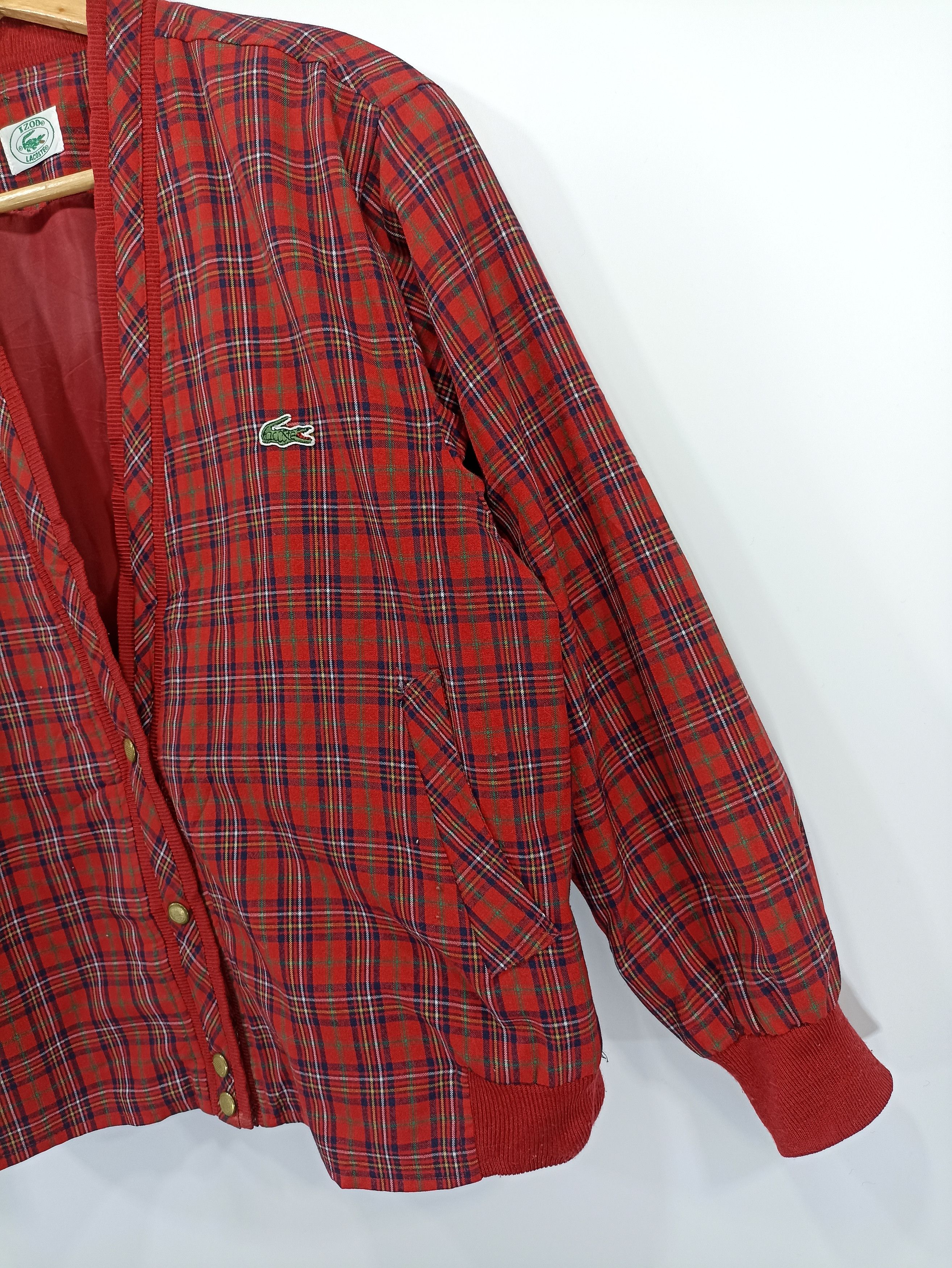 Lacoste × Seditionaries Izod + Lacoste Plaid Tartan Punk Seditionaries Cardigan Size US M / EU 48-50 / 2 - 2 Thumbnail