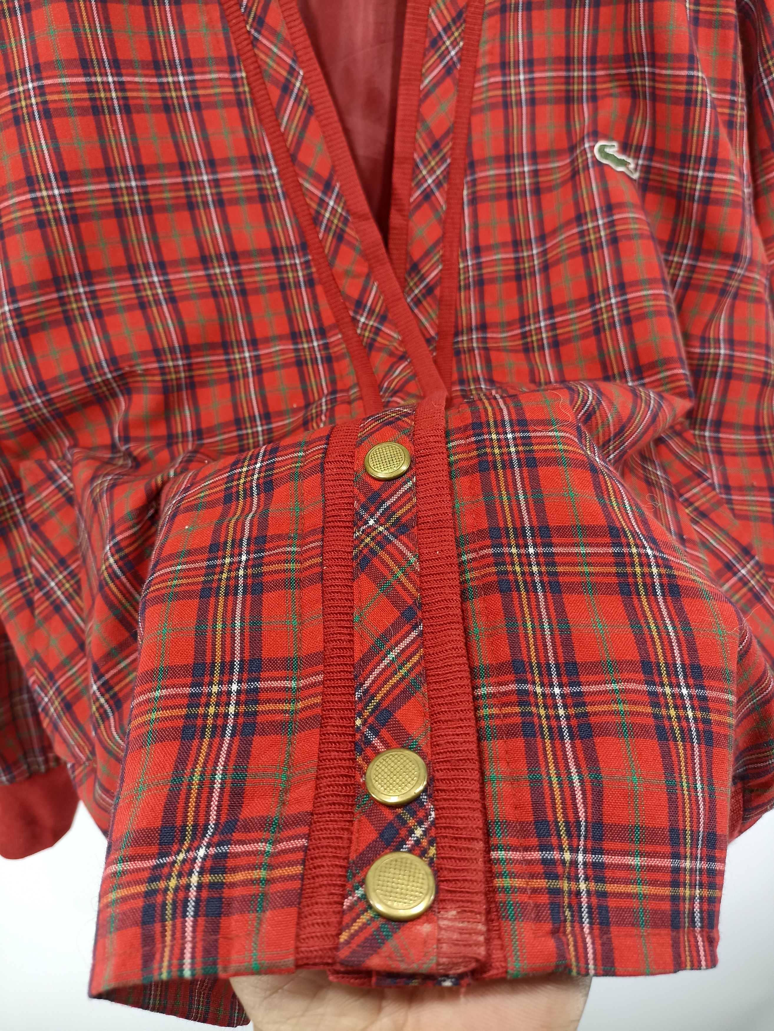Lacoste × Seditionaries Izod + Lacoste Plaid Tartan Punk Seditionaries Cardigan Size US M / EU 48-50 / 2 - 4 Thumbnail