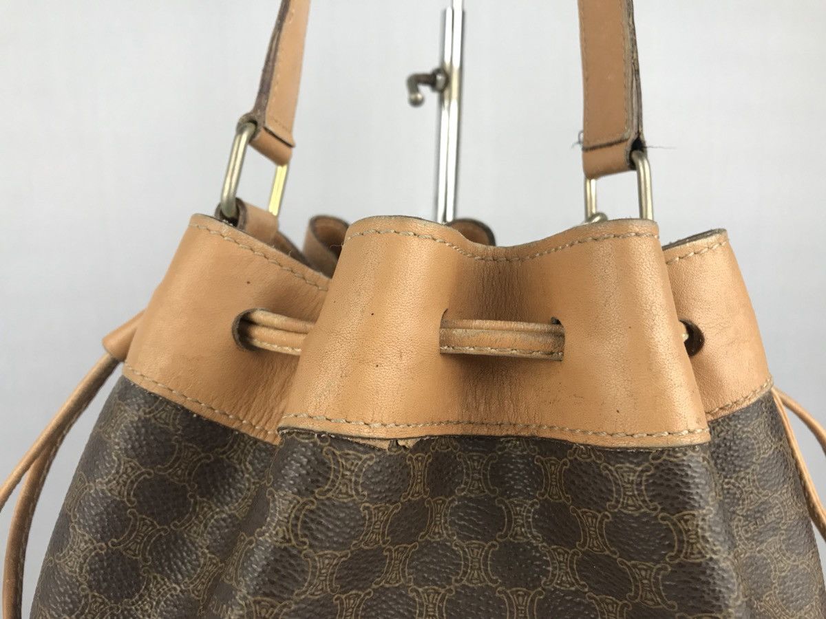 Celine 🔥Rare🔥Authentic Vintage Celine Macadam Bucket Size ONE SIZE - 3 Thumbnail