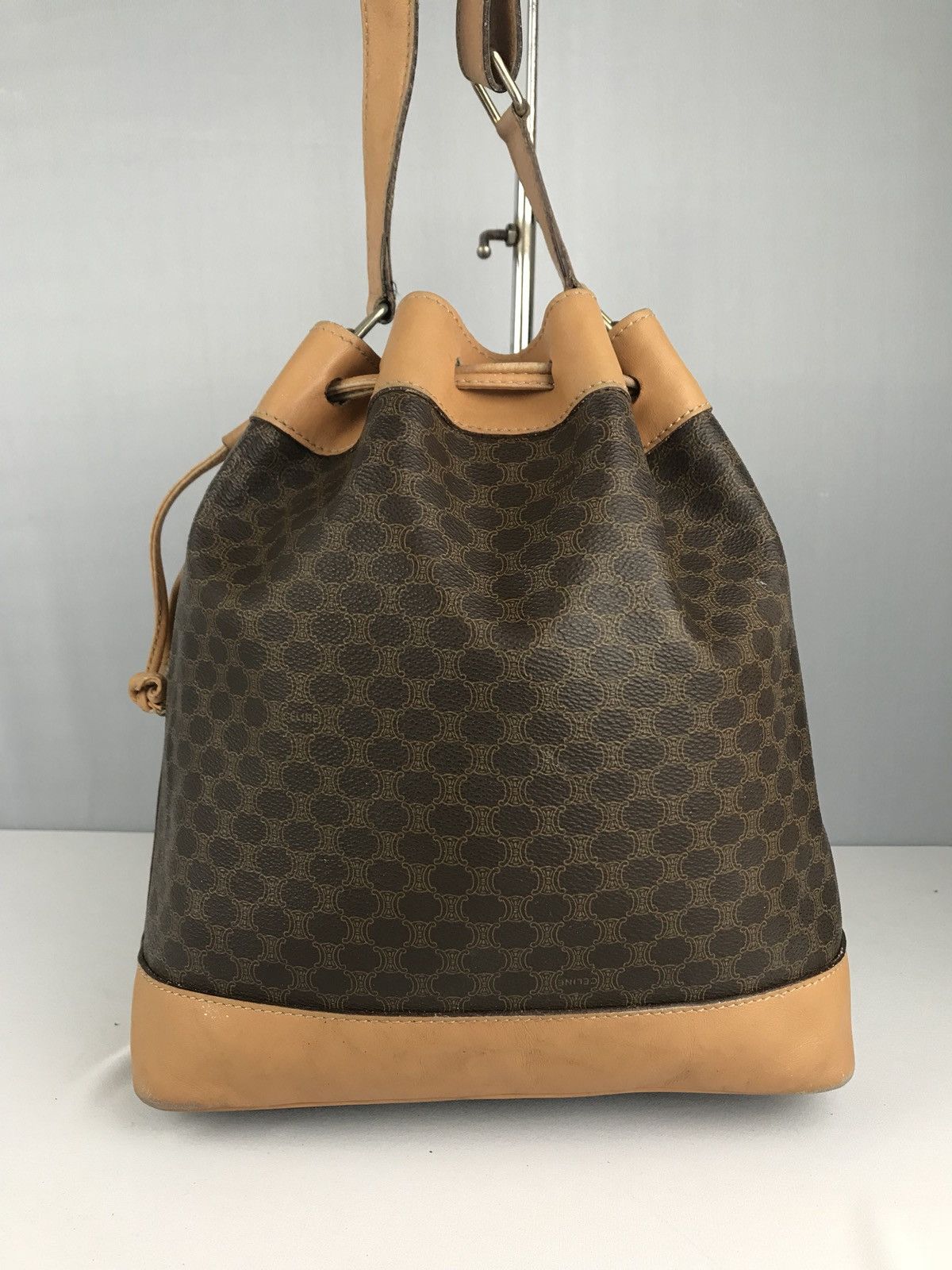 Celine 🔥Rare🔥Authentic Vintage Celine Macadam Bucket Size ONE SIZE - 4 Thumbnail