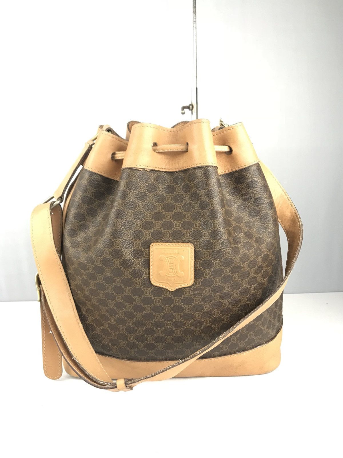 Celine 🔥Rare🔥Authentic Vintage Celine Macadam Bucket Size ONE SIZE - 12 Thumbnail