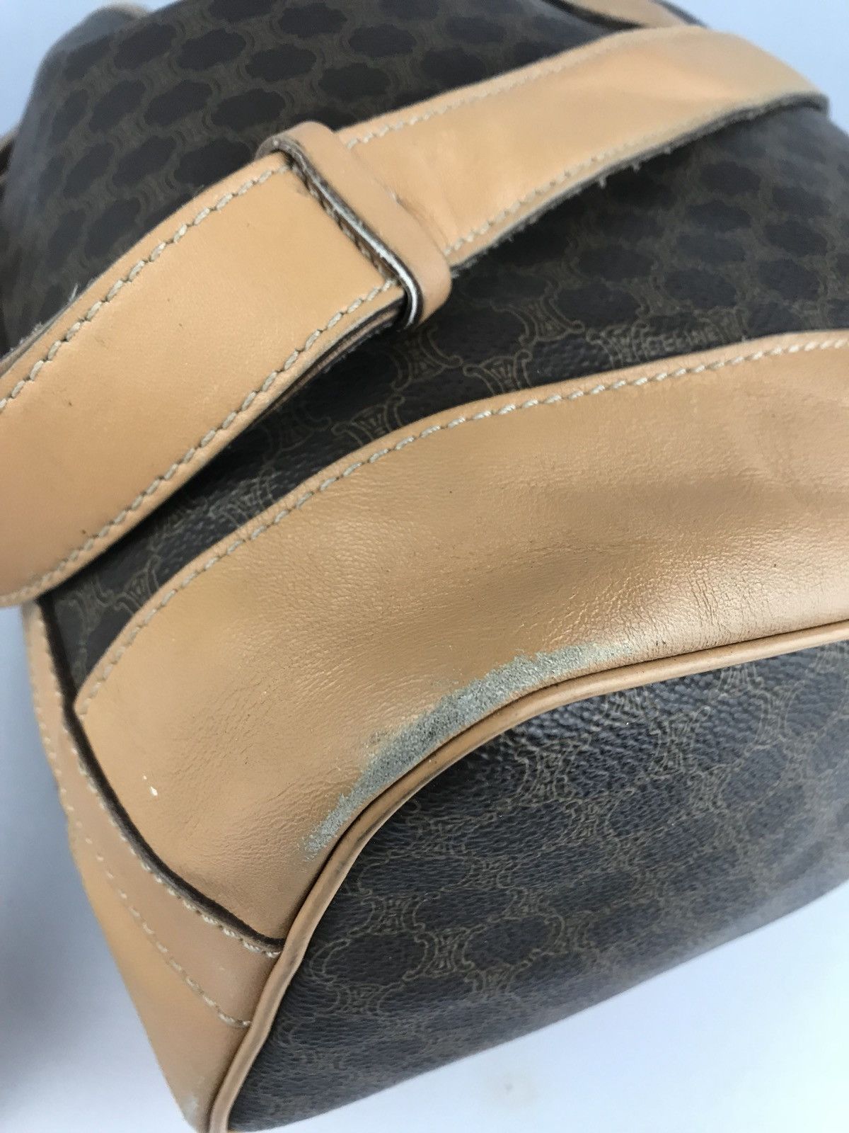 Celine 🔥Rare🔥Authentic Vintage Celine Macadam Bucket Size ONE SIZE - 9 Thumbnail