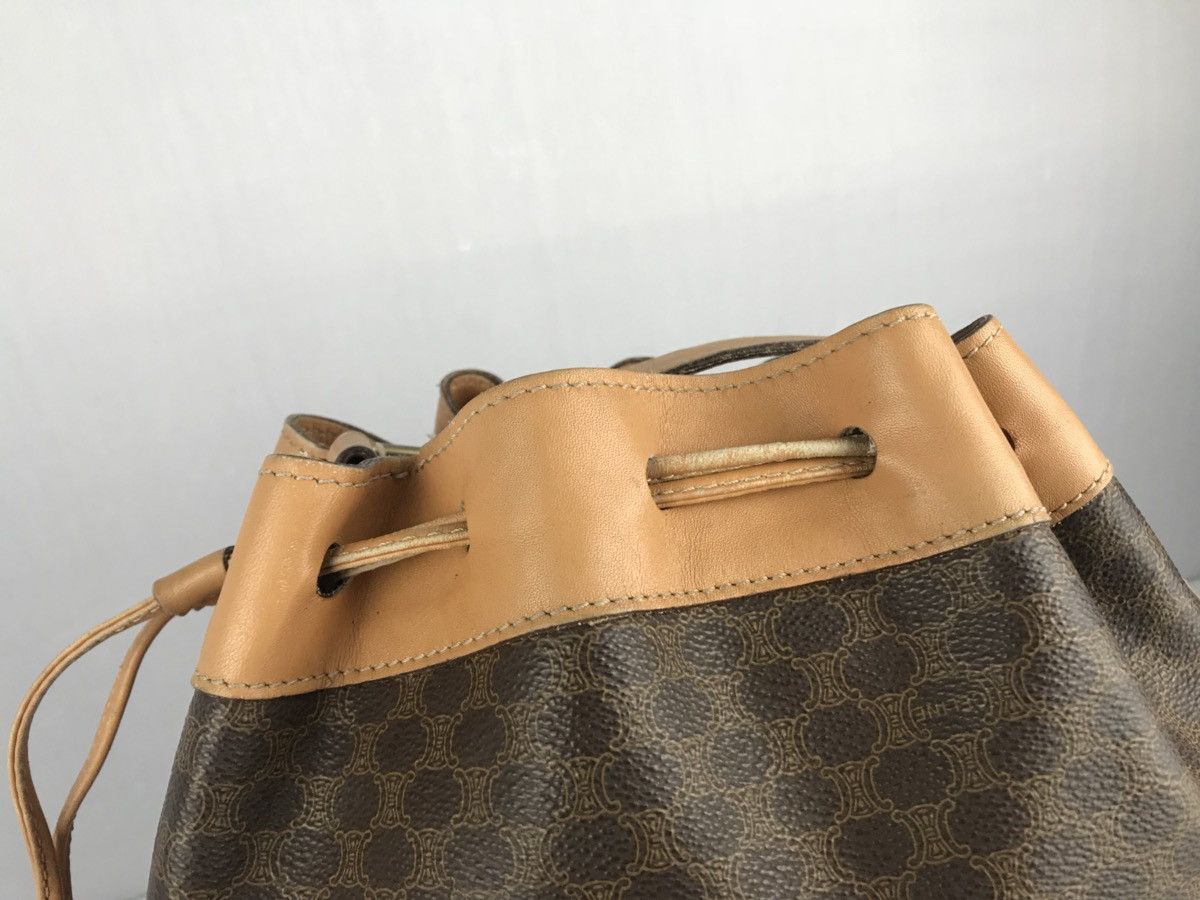 Celine 🔥Rare🔥Authentic Vintage Celine Macadam Bucket Size ONE SIZE - 16 Thumbnail
