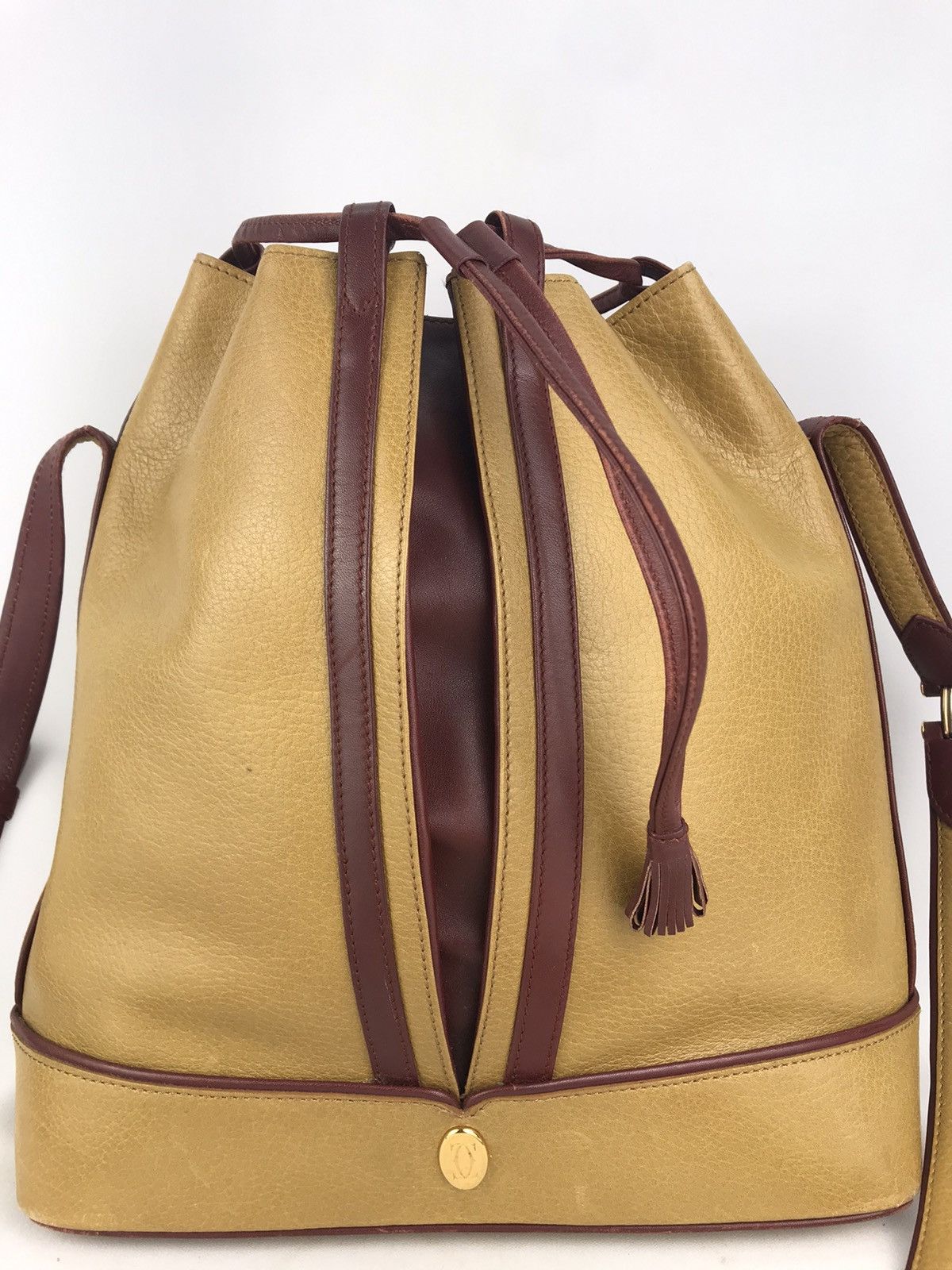 Cartier vintage Cartier Bucket Drawstring shoulderbag Size ONE SIZE - 3 Thumbnail