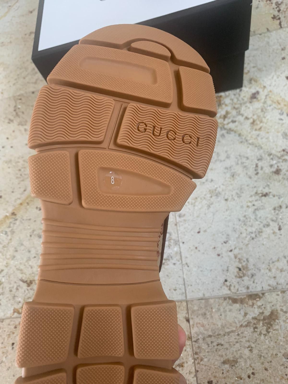 Gucci Monogram Flashtrek Sneakers in Beige Size US 9 / EU 42 - 8 Thumbnail