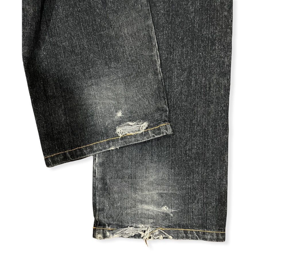 Japanese Brand VTG Japanese Traditional Back Printed Embro Pocket Jeans Size US 34 / EU 50 - 12 Thumbnail