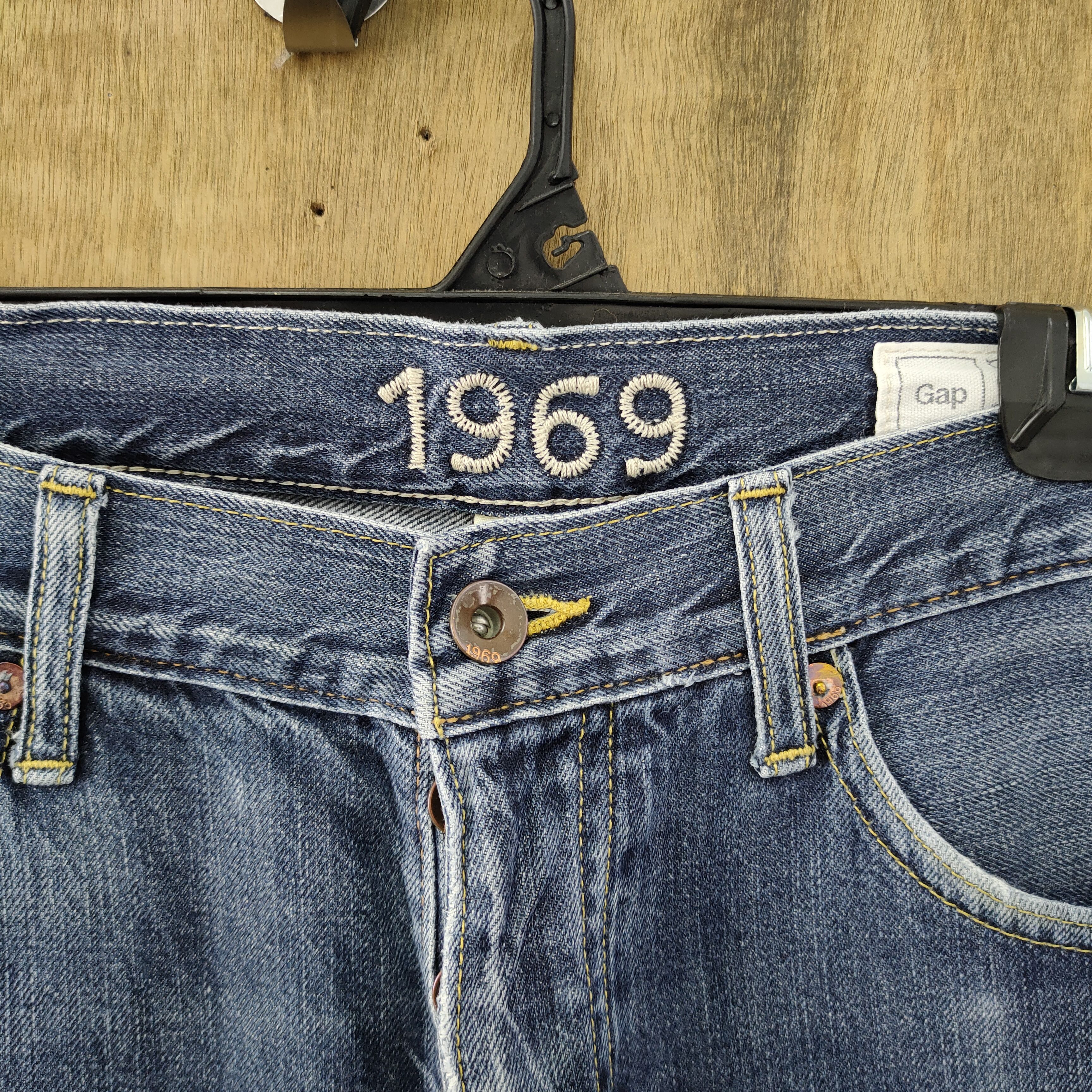 Gap GAP BUTTON FLY FADED DENIM JEANS PANTS 34×32 STRAIGHT Size US 32 / EU 48 - 5 Thumbnail