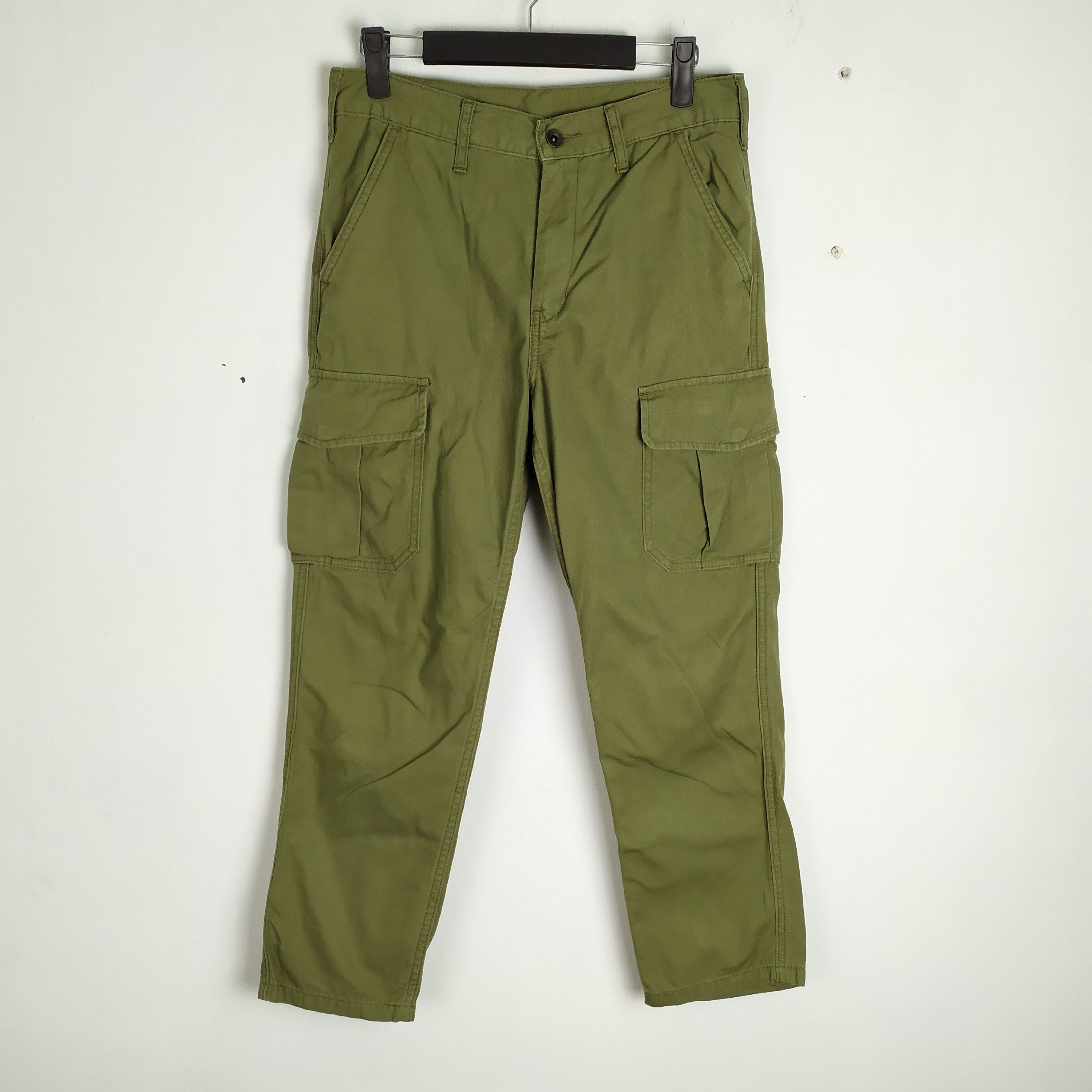 Designer × Japanese Brand GU CARGO PANTS Size US 28 / EU 44 - 1 Thumbnail