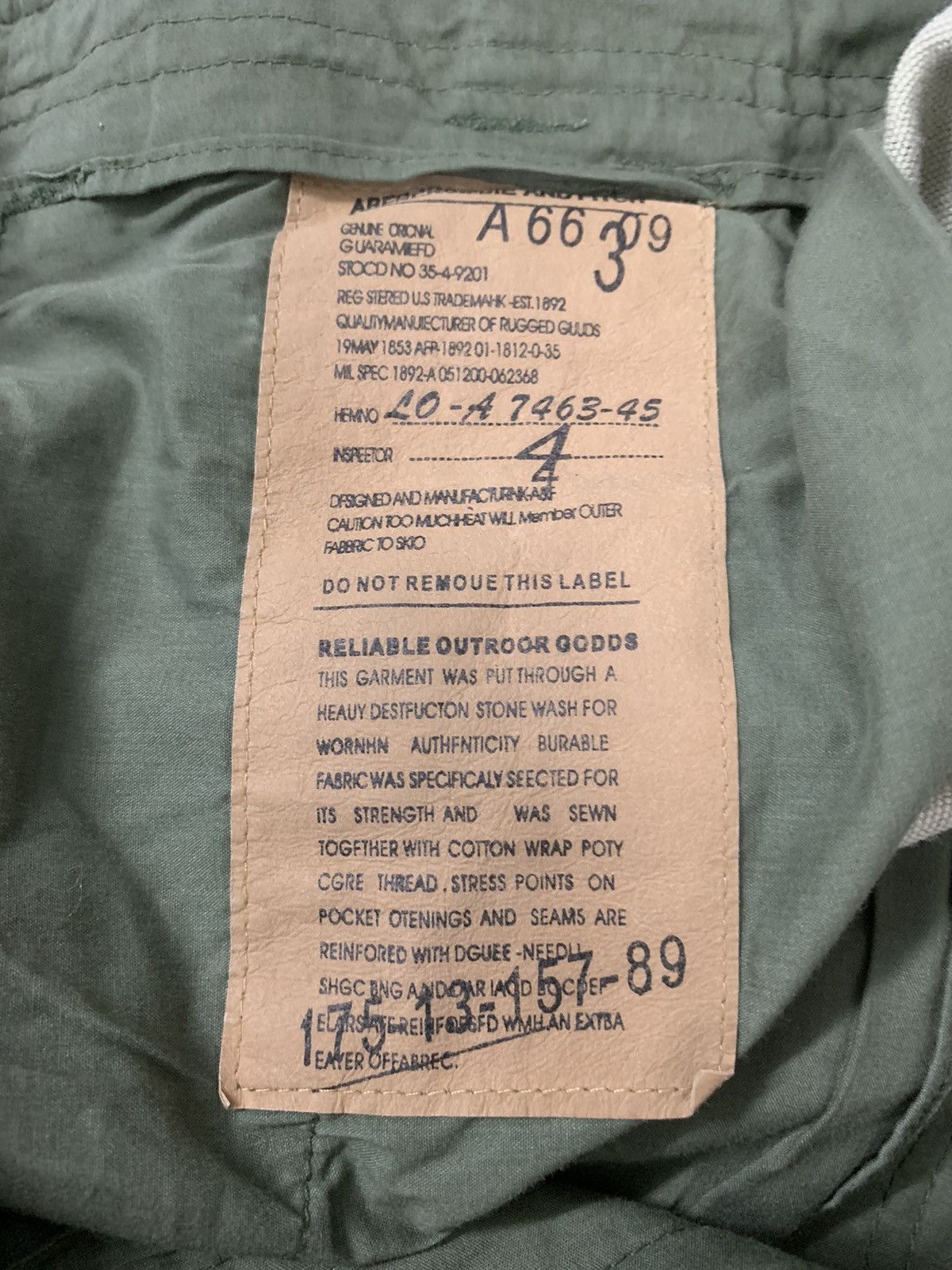 Abercrombie & Fitch × Vintage ABERCROMBIE Parachute Tactical Cargo Pants Size US 34 / EU 50 - 8 Thumbnail