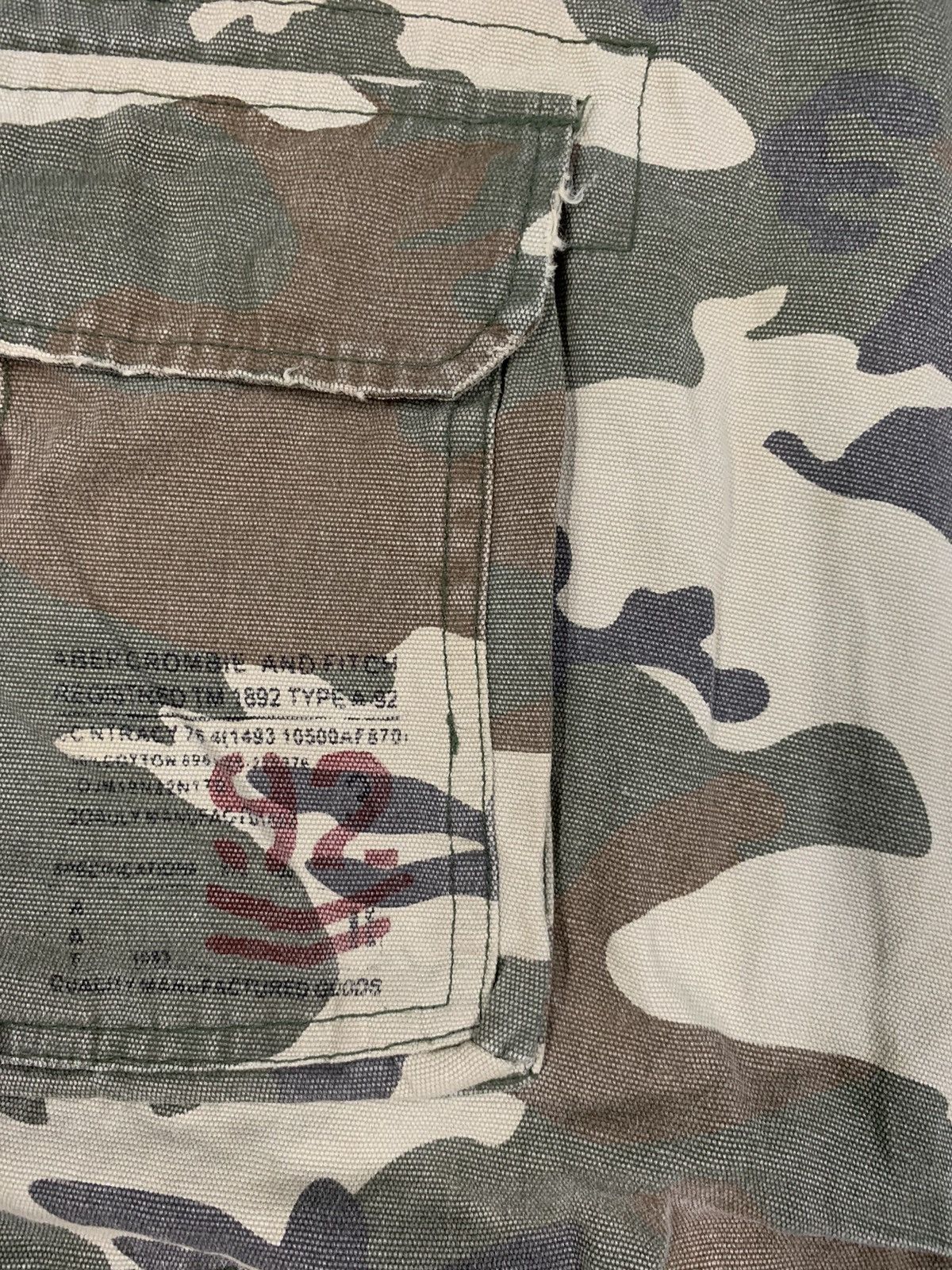 Abercrombie & Fitch × Vintage ABERCROMBIE Parachute Tactical Cargo Pants Size US 34 / EU 50 - 4 Thumbnail