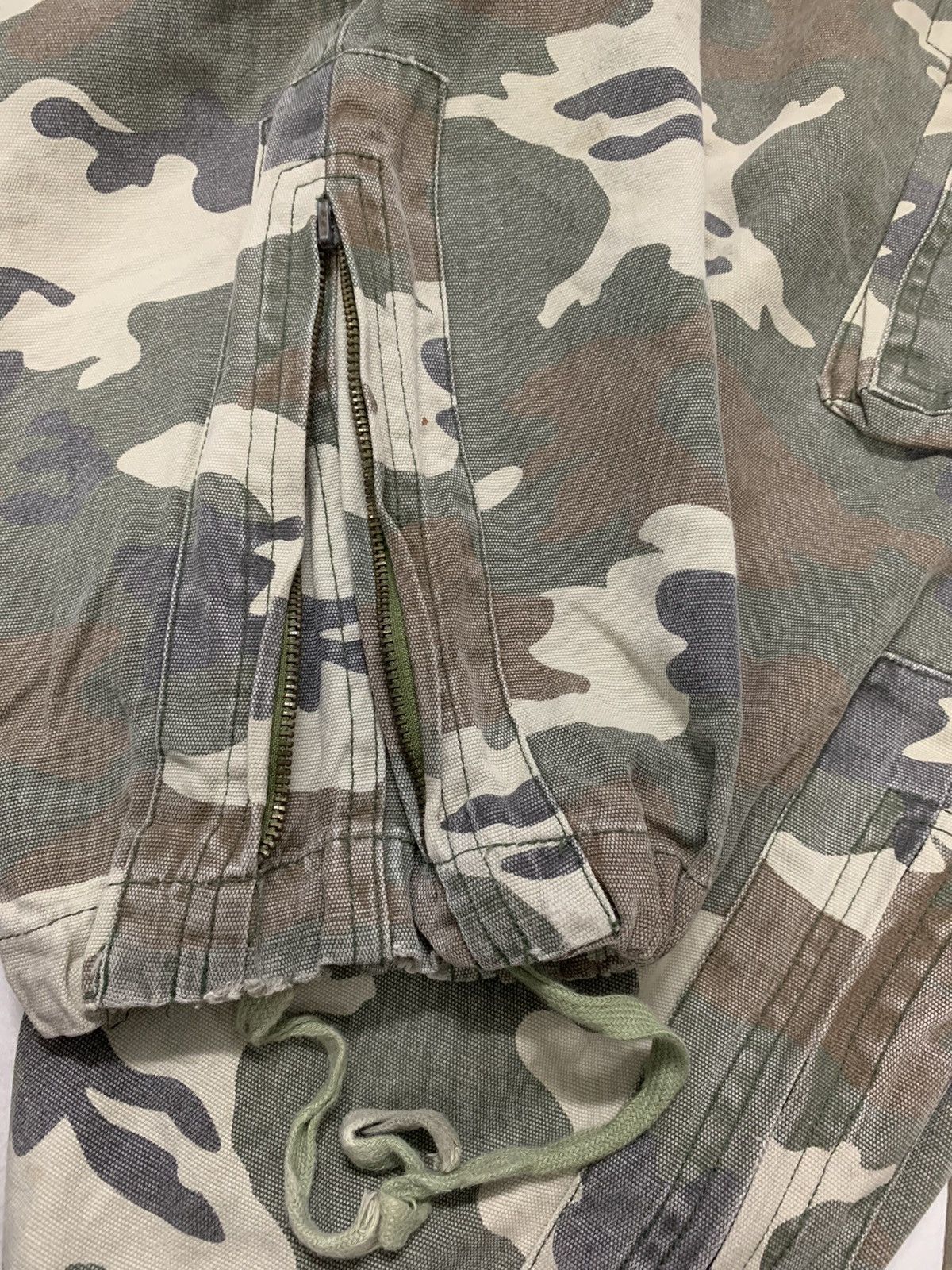 Abercrombie & Fitch × Vintage ABERCROMBIE Parachute Tactical Cargo Pants Size US 34 / EU 50 - 5 Thumbnail