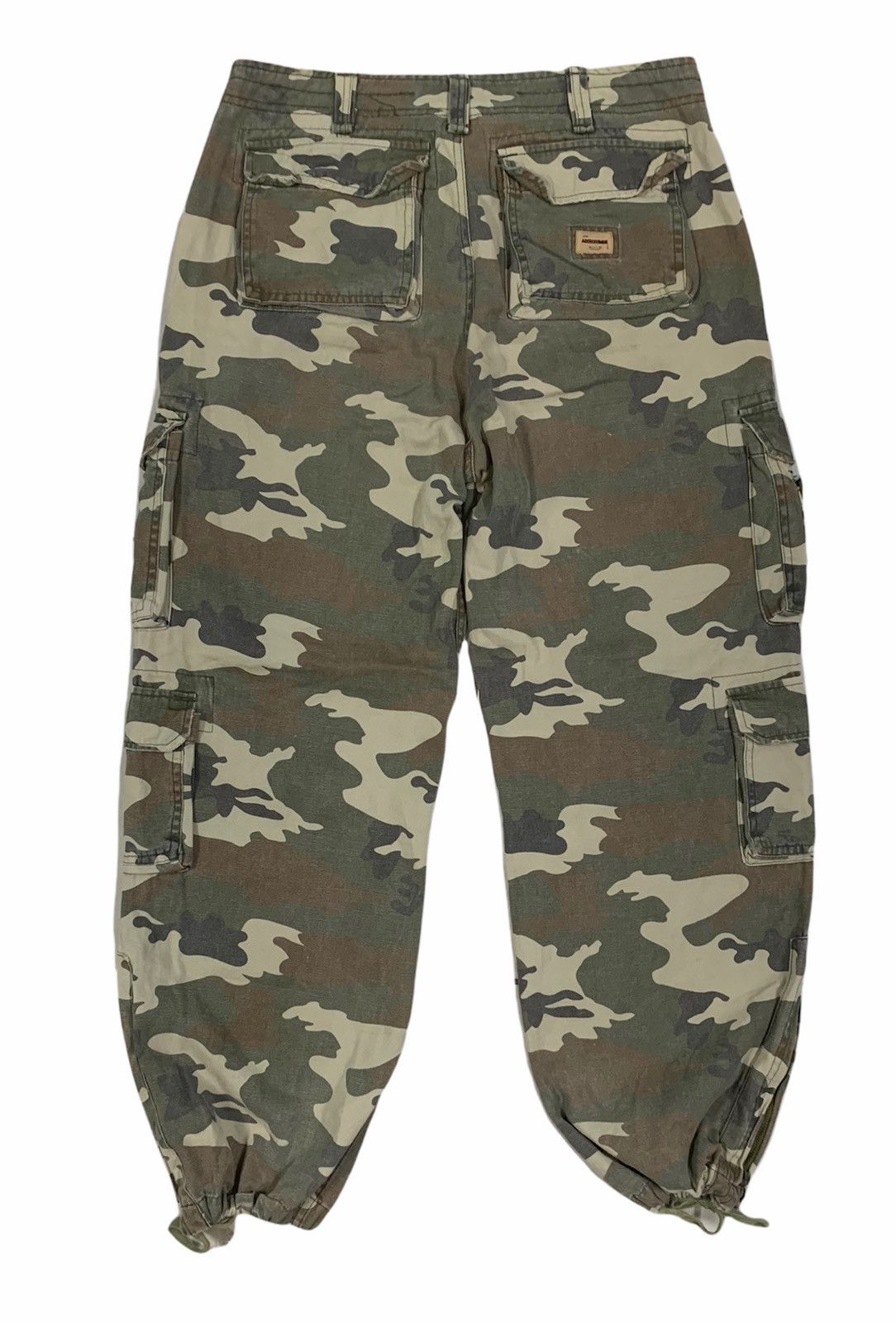 Abercrombie & Fitch × Vintage ABERCROMBIE Parachute Tactical Cargo Pants Size US 34 / EU 50 - 2 Thumbnail