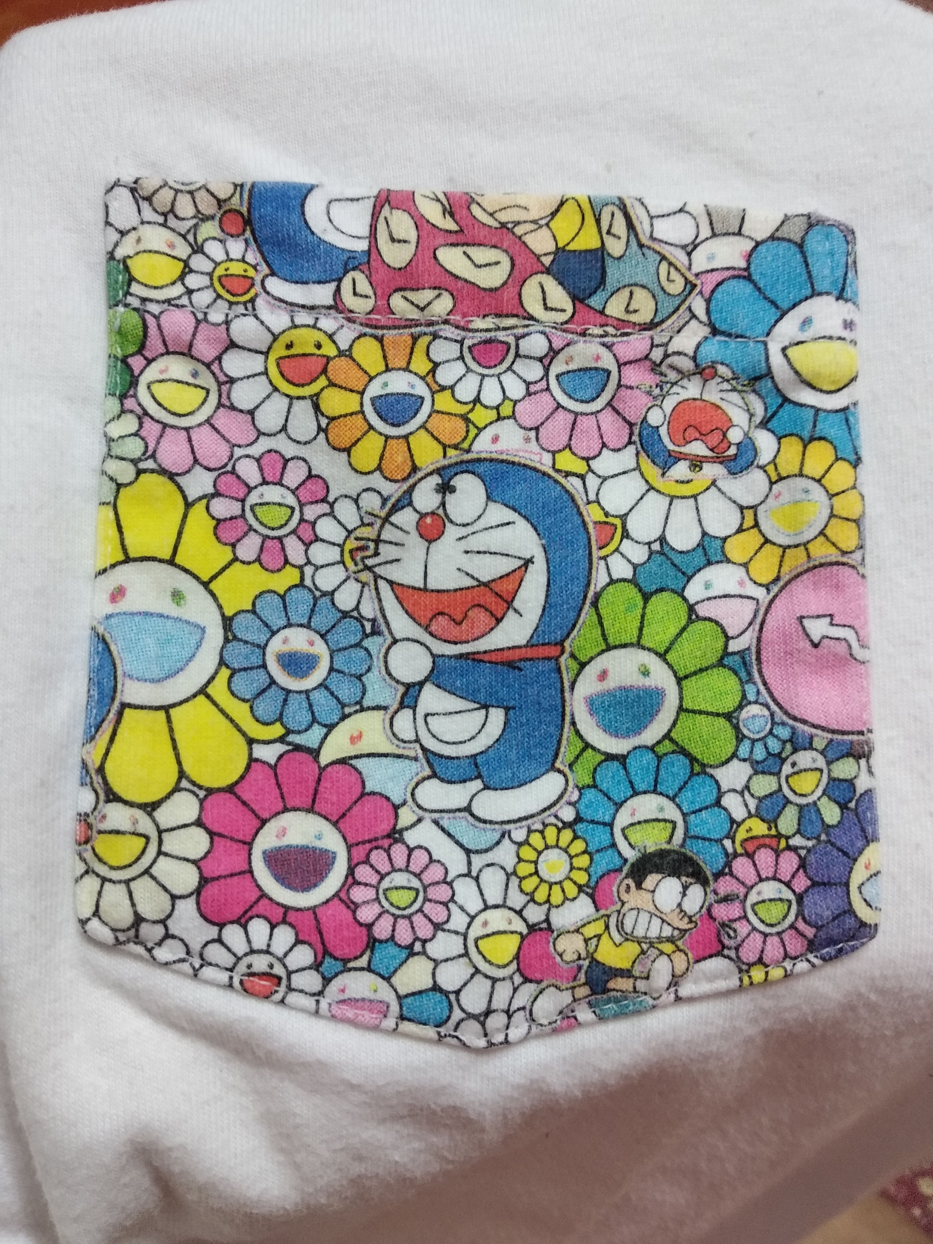 image of Anima x Art Takashi Murakami X Doremon Fujiko Tokyo 2017 Uniqlo T-Shirt in White, Men's (Size Small