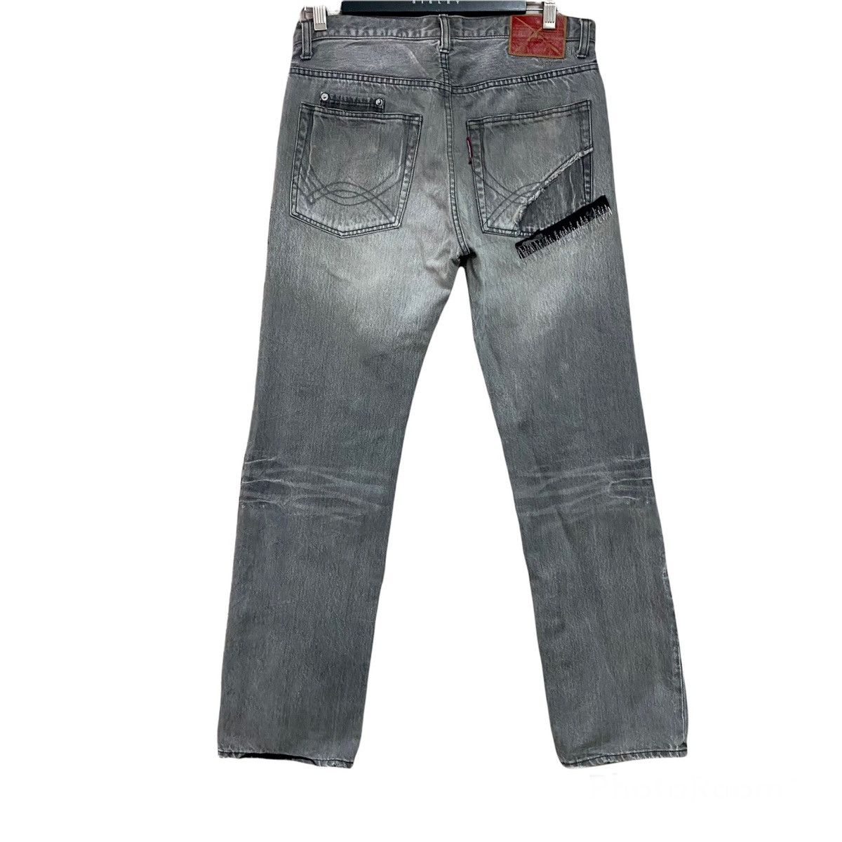QUENCHLOUD Japanese Brand QUENCH Distressed Patchwork Neighborhood Size US 32 / EU 48 - 2 Thumbnail