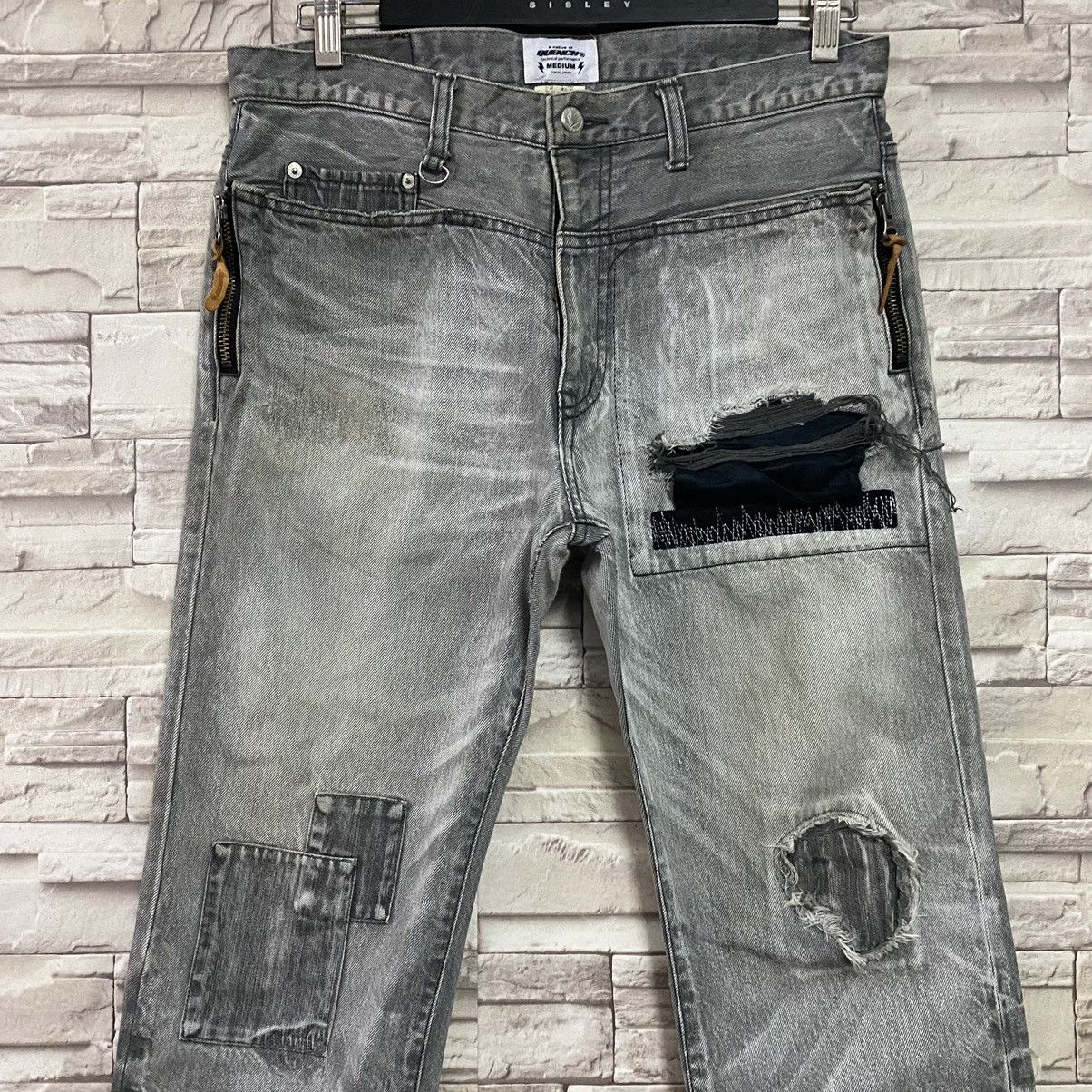 QUENCHLOUD Japanese Brand QUENCH Distressed Patchwork Neighborhood Size US 32 / EU 48 - 4 Thumbnail