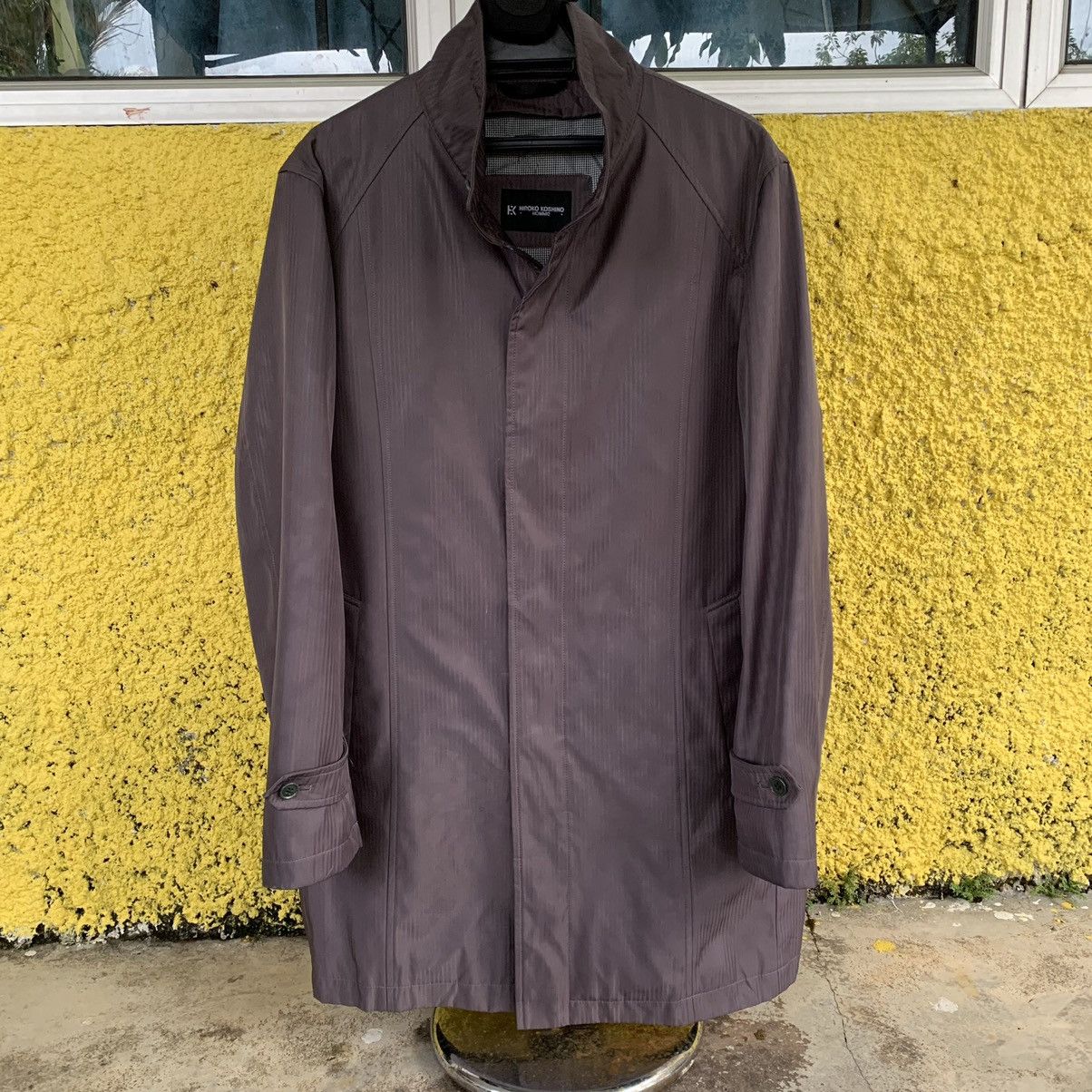 Hiroko Koshino Homme × Japanese Brand × Vintage Hiroko Koshino Homme long jacket Size US L / EU 52-54 / 3 - 5 Thumbnail