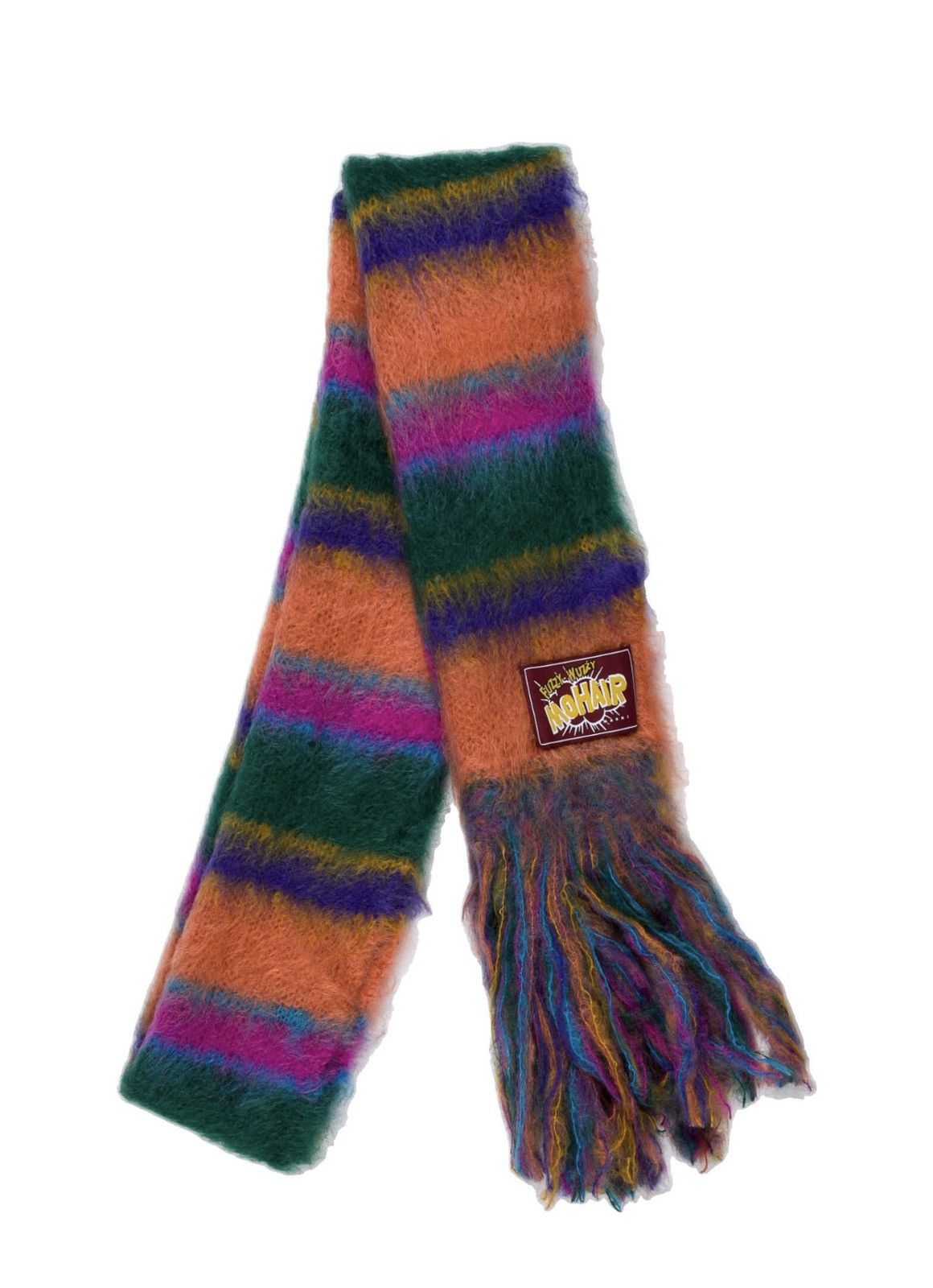 image of Marni Multicolor Brushed Mohair Scarf, Men's
