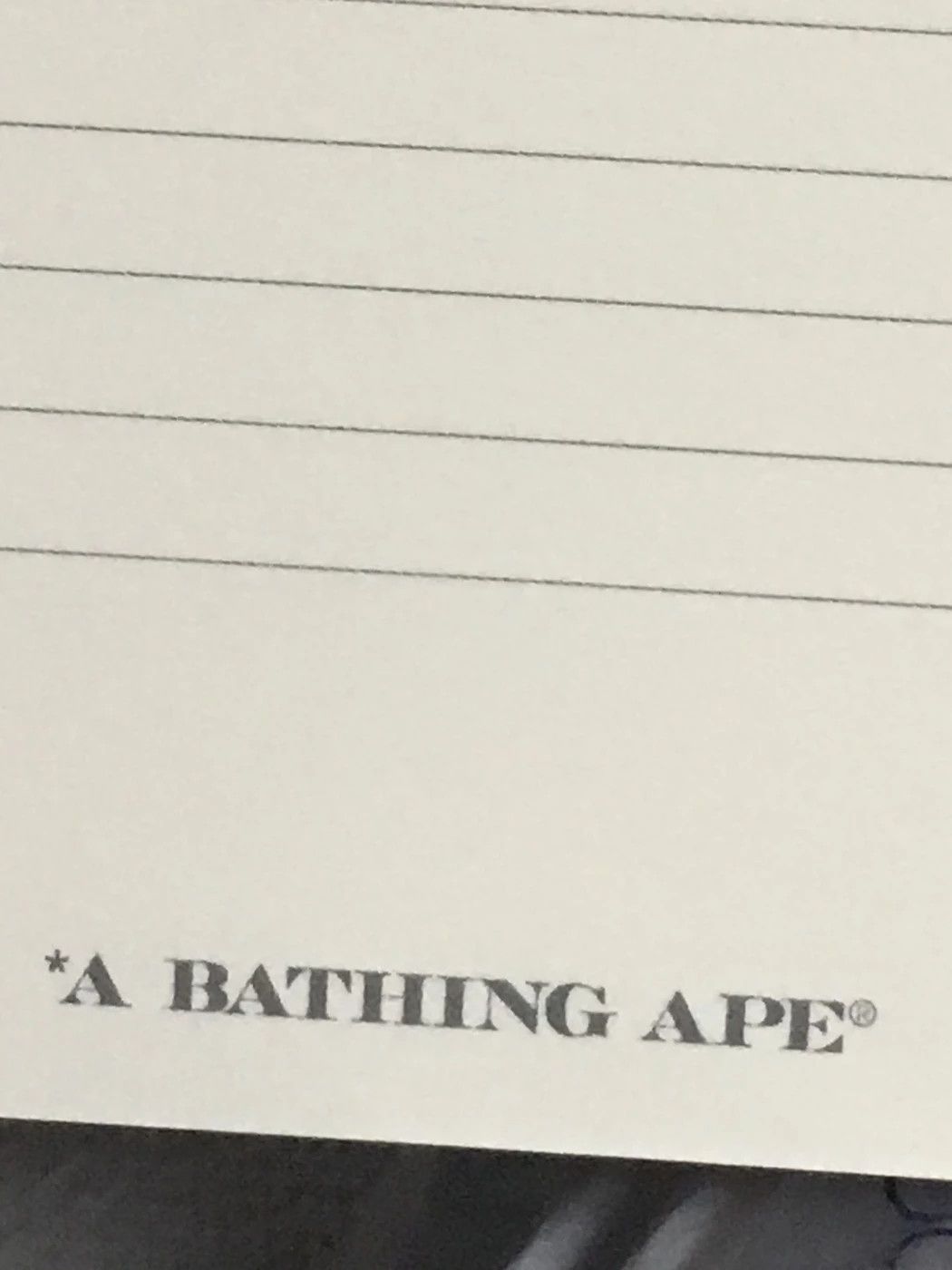 Bape Notebook Baby Milo Logo Binder BAPE MANIA Members Only Size ONE SIZE - 5 Thumbnail