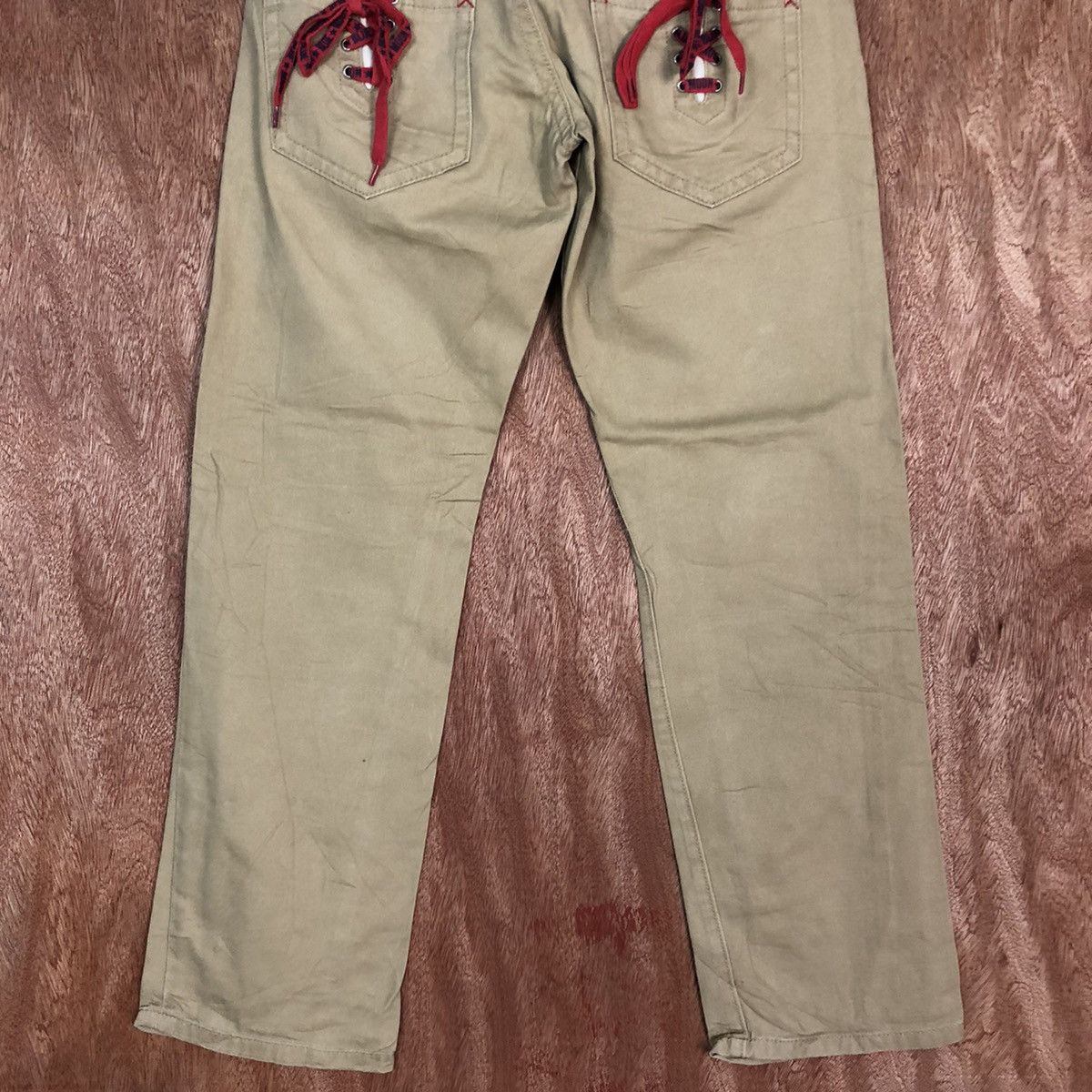 Japanese Brand DL Blue Moon blue japan cargo Jeans #c741 Size US 31 - 3 Thumbnail
