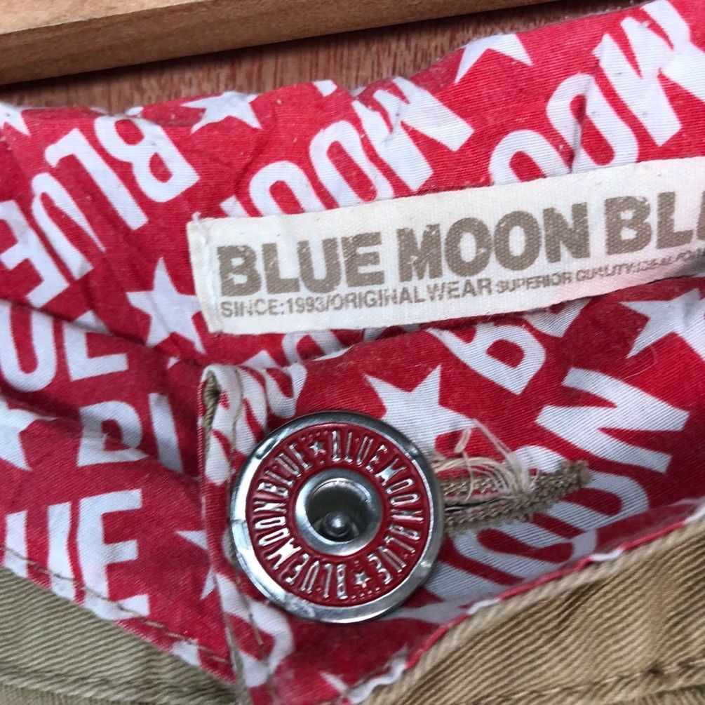 Japanese Brand DL Blue Moon blue japan cargo Jeans #c741 Size US 31 - 10 Thumbnail