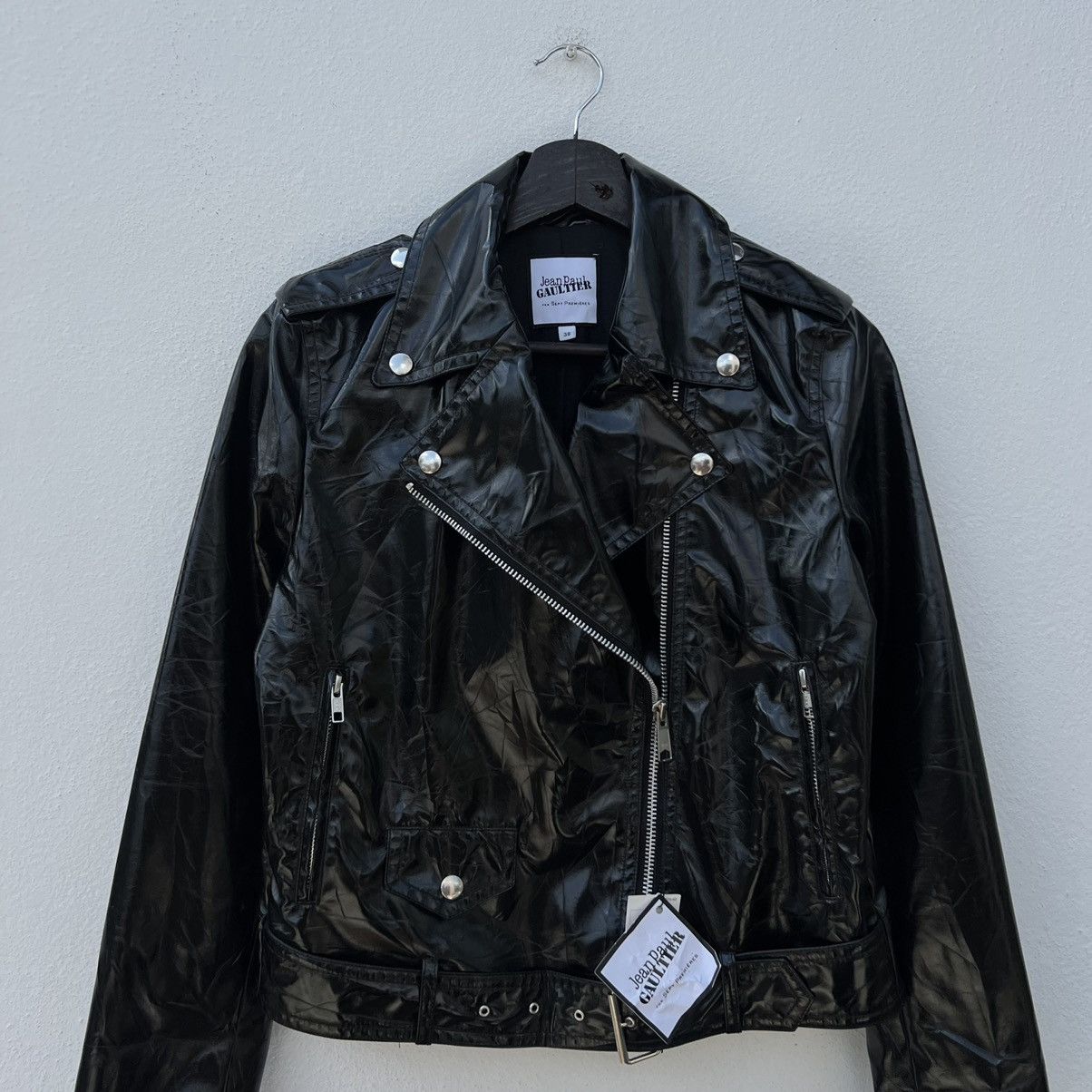 Jean Paul Gaultier RARE DOUBLE BREAST BIKER JACKET JEAN PAUL GAULTIER WITH TAG Size XS / US 0-2 / IT 36-38 - 4 Thumbnail