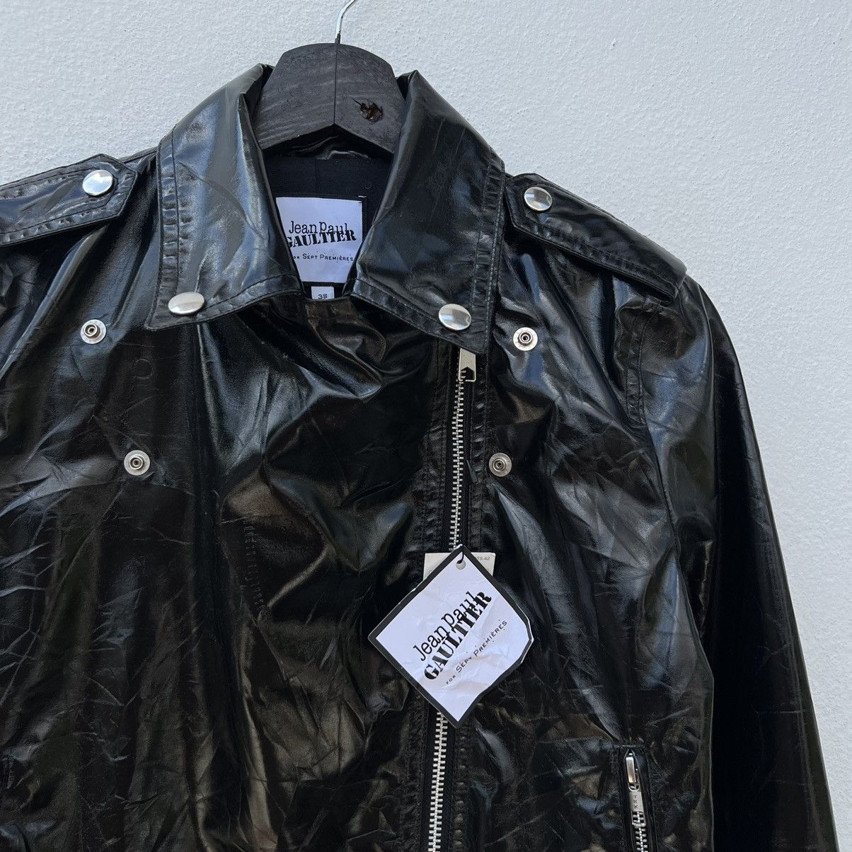 Jean Paul Gaultier RARE DOUBLE BREAST BIKER JACKET JEAN PAUL GAULTIER WITH TAG Size XS / US 0-2 / IT 36-38 - 15 Thumbnail