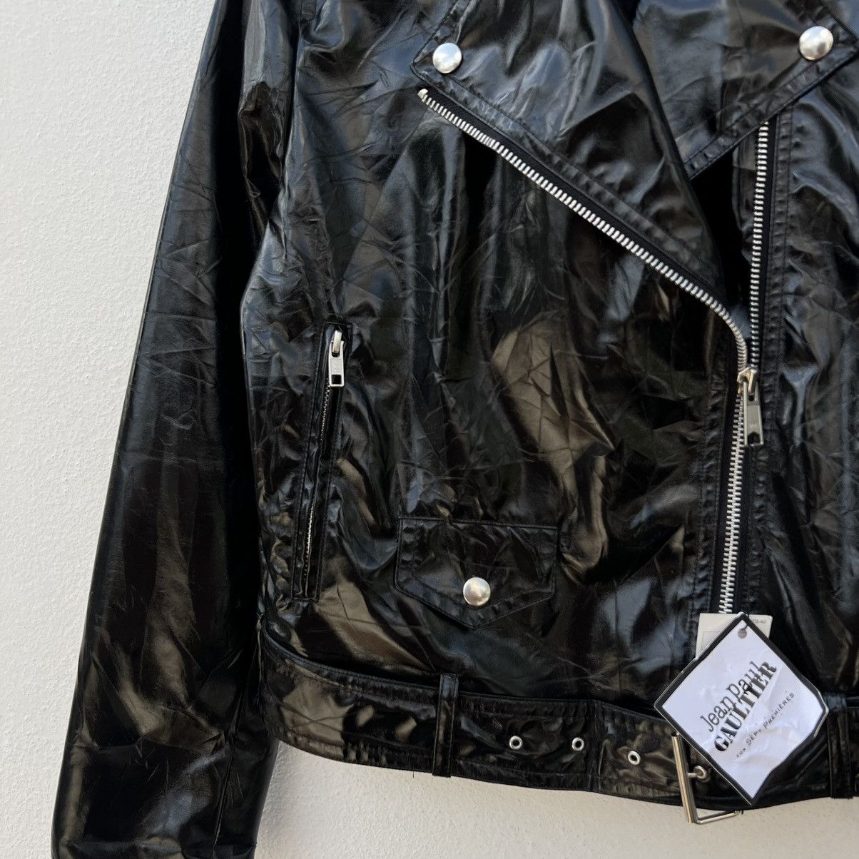 Jean Paul Gaultier RARE DOUBLE BREAST BIKER JACKET JEAN PAUL GAULTIER WITH TAG Size XS / US 0-2 / IT 36-38 - 8 Thumbnail