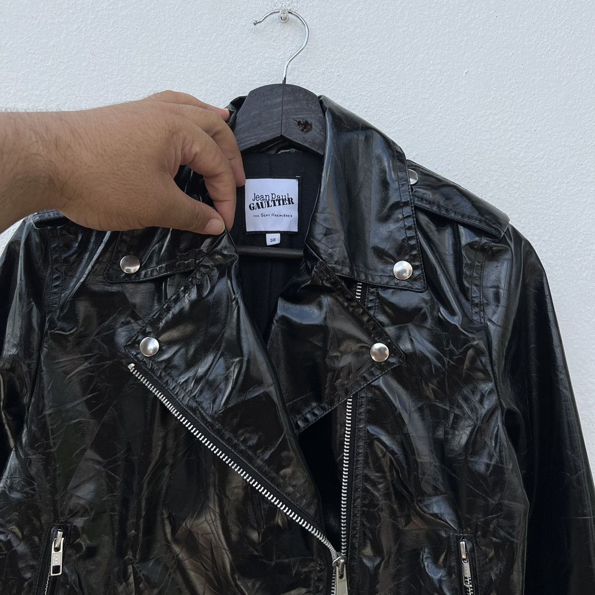 Jean Paul Gaultier RARE DOUBLE BREAST BIKER JACKET JEAN PAUL GAULTIER WITH TAG Size XS / US 0-2 / IT 36-38 - 9 Thumbnail