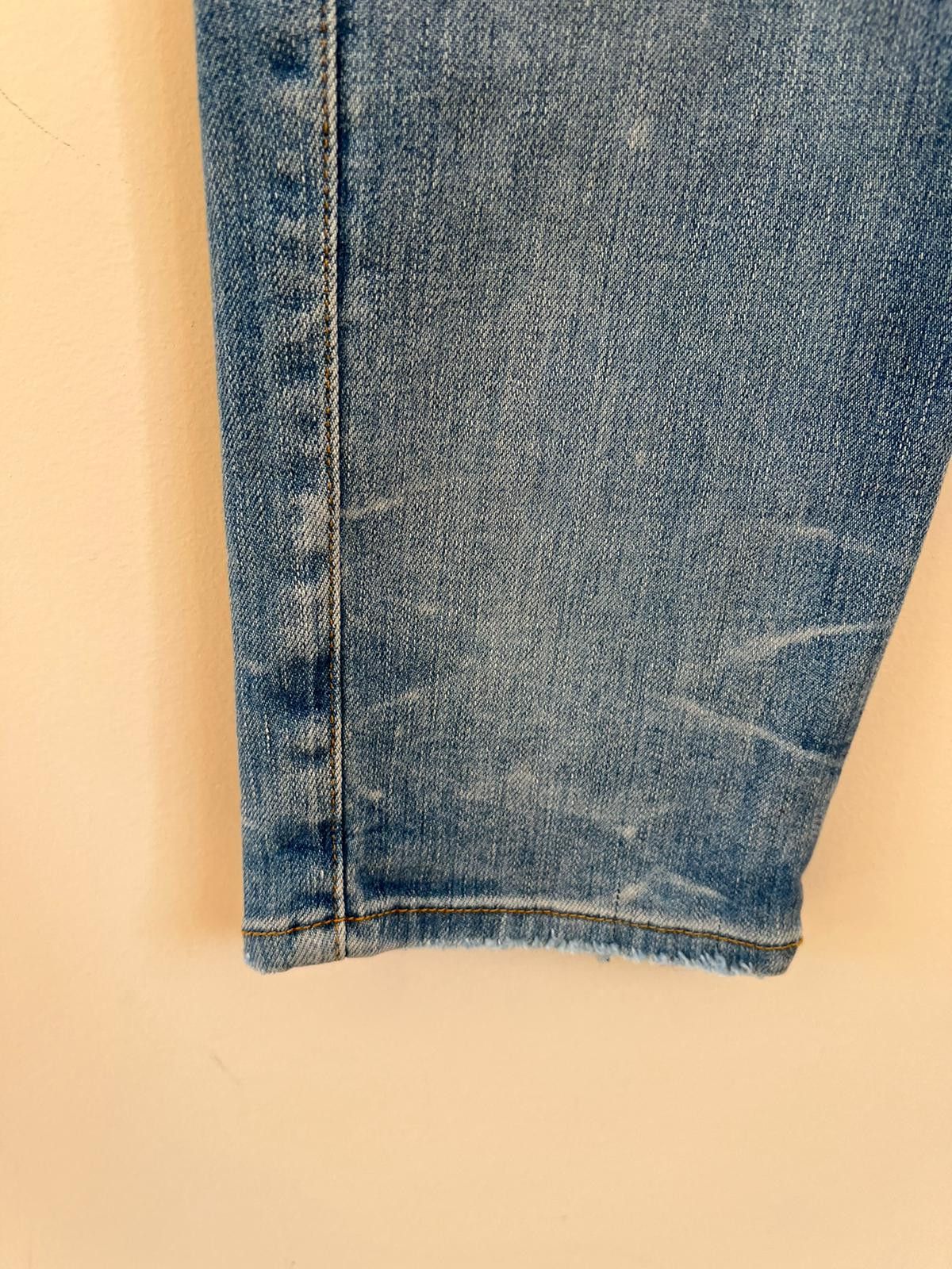 Amiri MX2 Plaid Denim in Clay Indigo Size US 36 / EU 52 - 3 Thumbnail