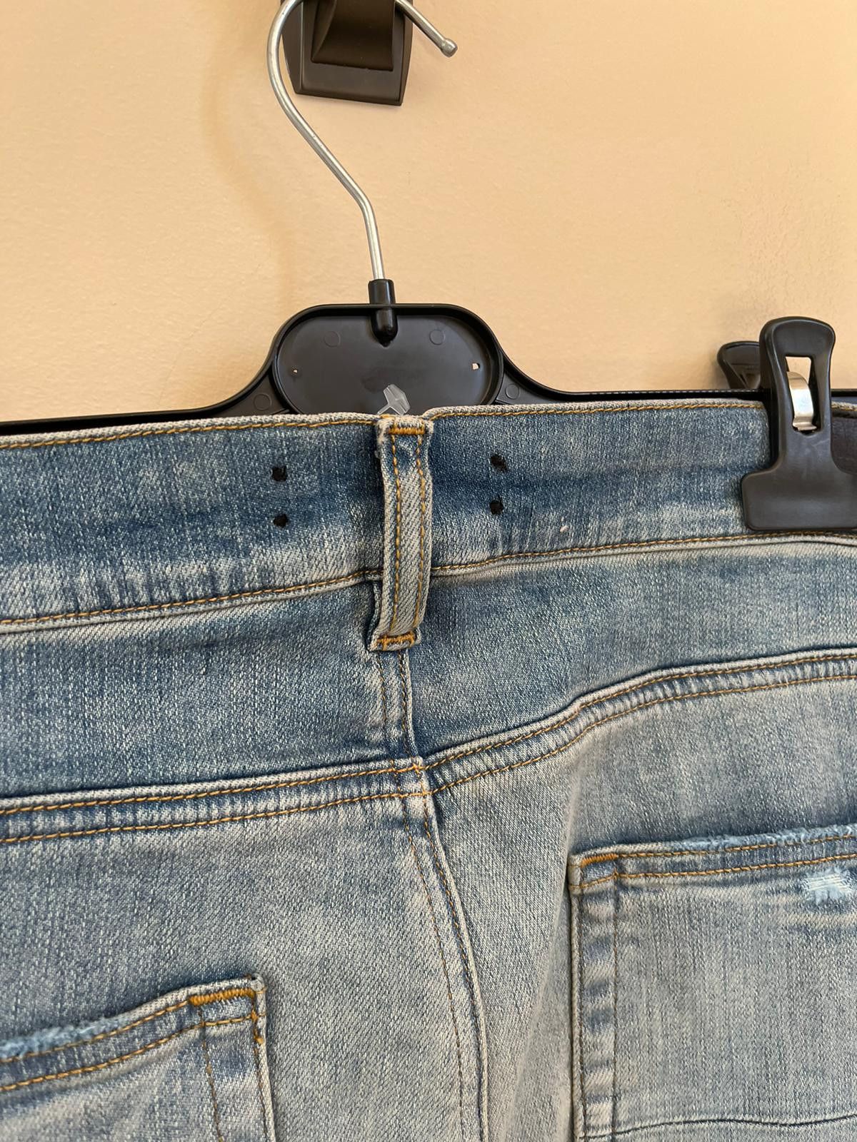 Amiri MX2 Plaid Denim in Clay Indigo Size US 36 / EU 52 - 14 Thumbnail