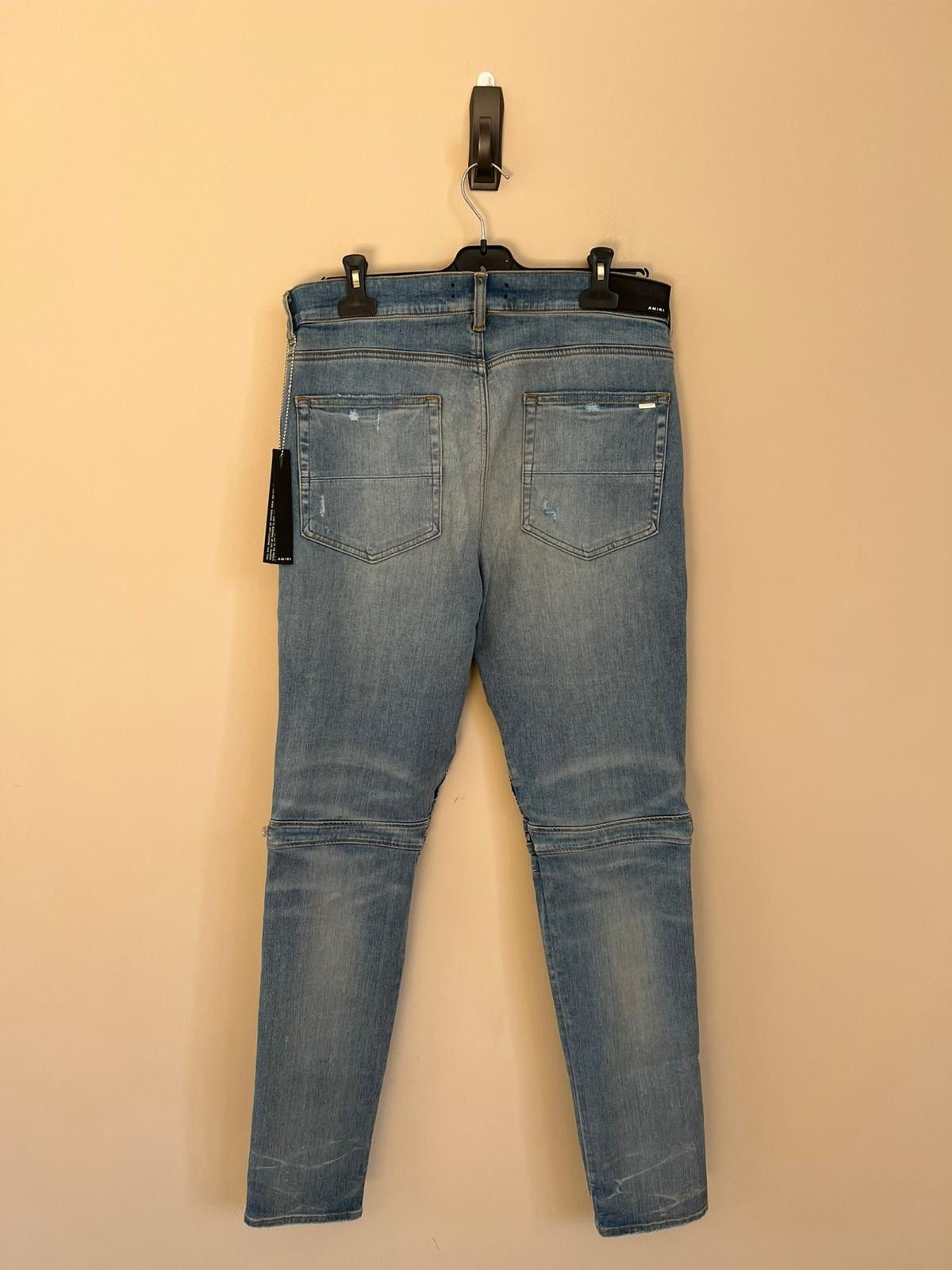 Amiri MX2 Plaid Denim in Clay Indigo Size US 36 / EU 52 - 12 Thumbnail