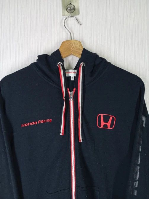 Honda Rare Vintage Honda Racing Zipper Hoodie Sweatshirt Size US M / EU 48-50 / 2 - 4 Thumbnail
