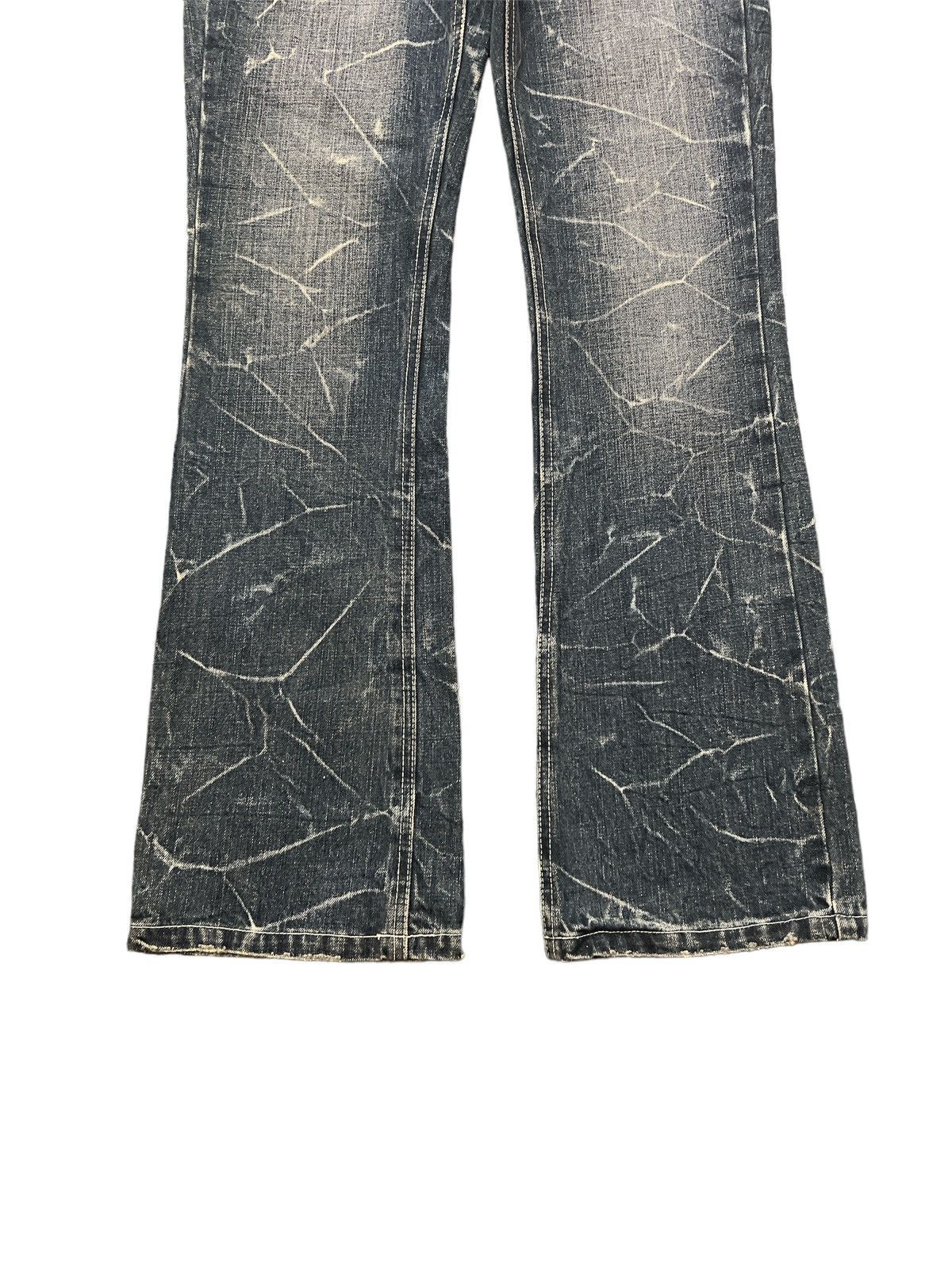 Japanese Brand FLARED💥BEACH SOUND DISTRESSED DENIM PANT Size US 30 / EU 46 - 4 Thumbnail
