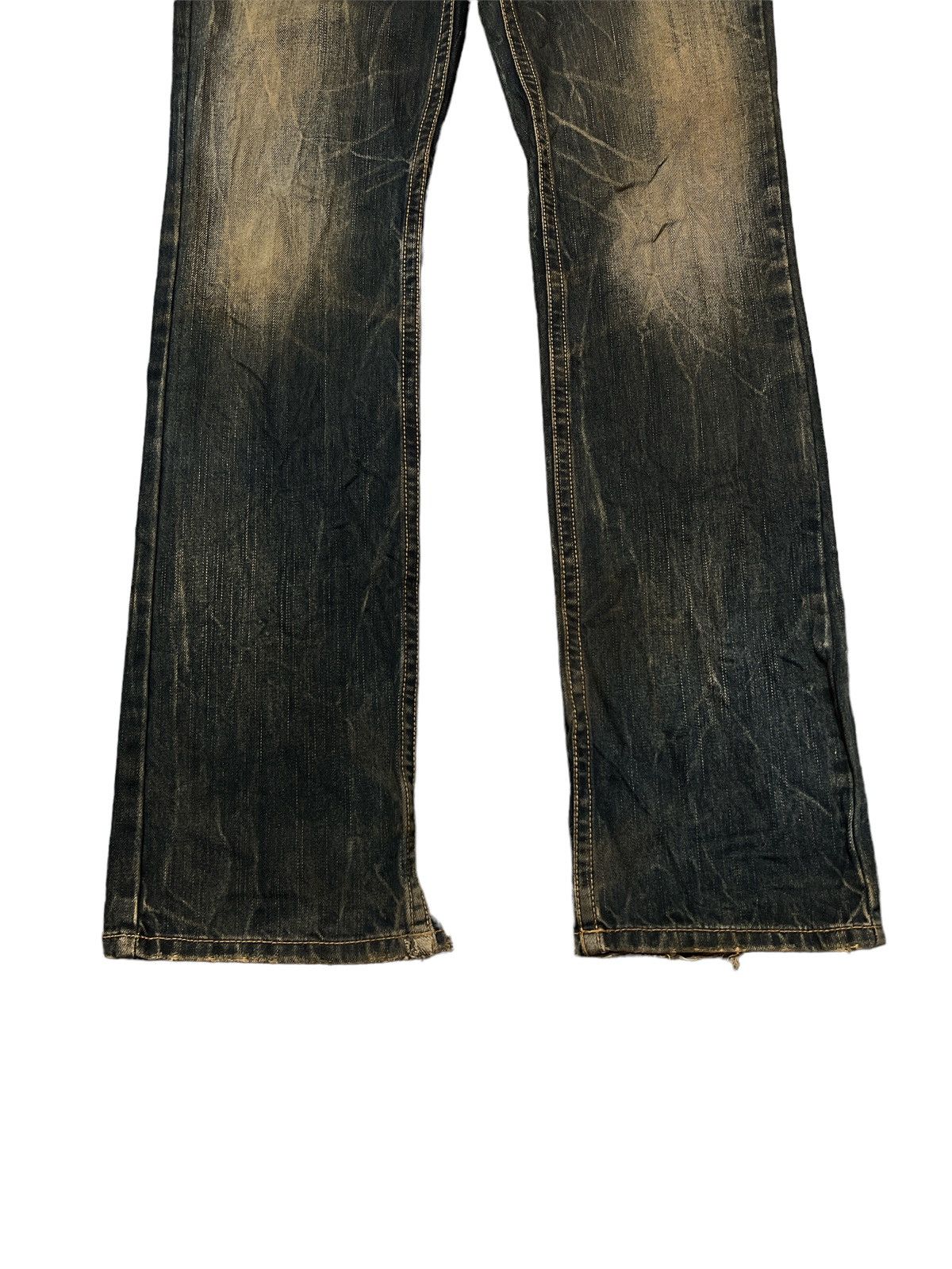 Japanese Brand RUSTY🔥XFIRM DISTRESSED DENIM PANT Size US 30 / EU 46 - 3 Thumbnail