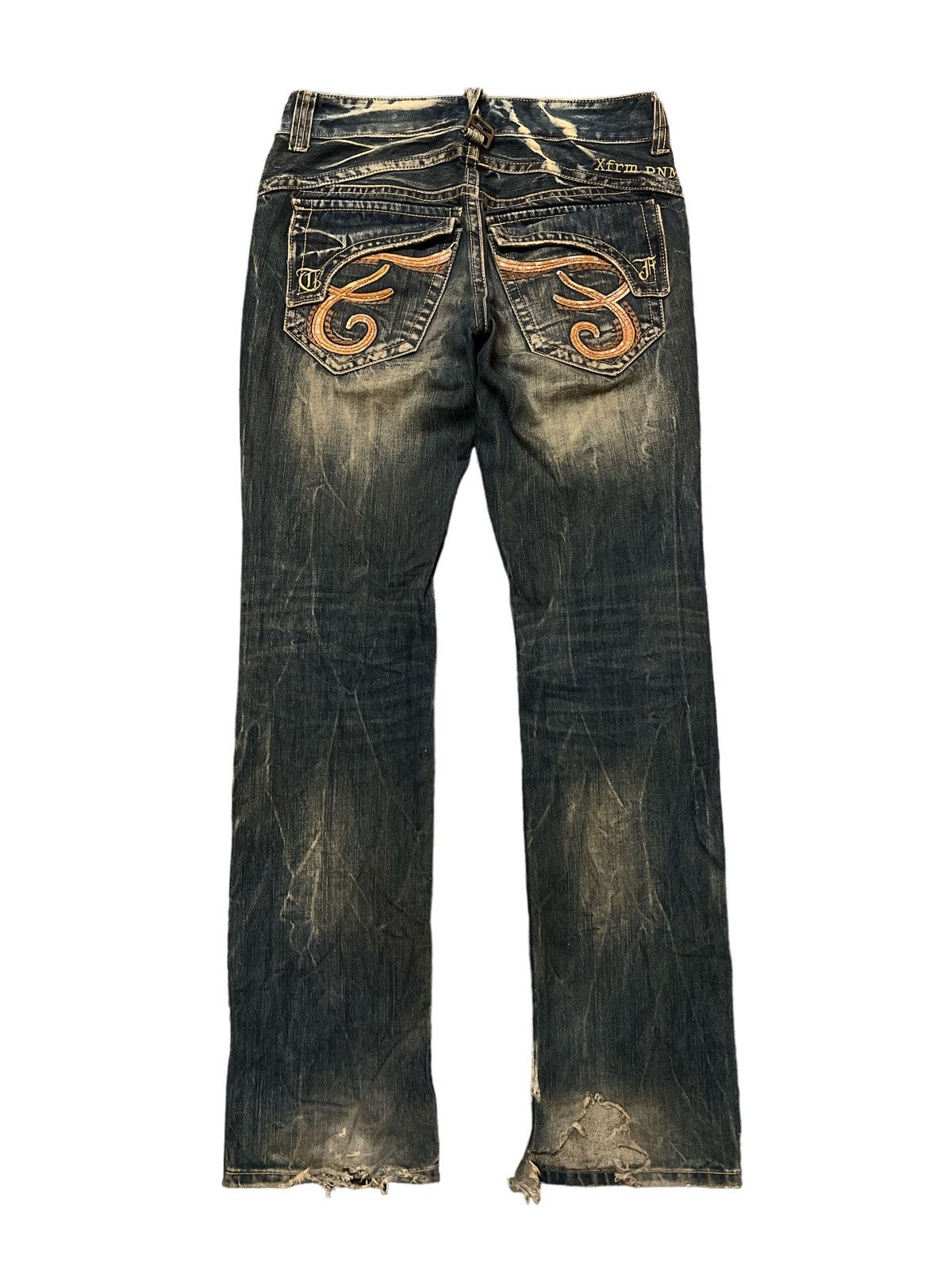 Japanese Brand RUSTY🔥XFIRM DISTRESSED DENIM PANT Size US 30 / EU 46 - 5 Thumbnail