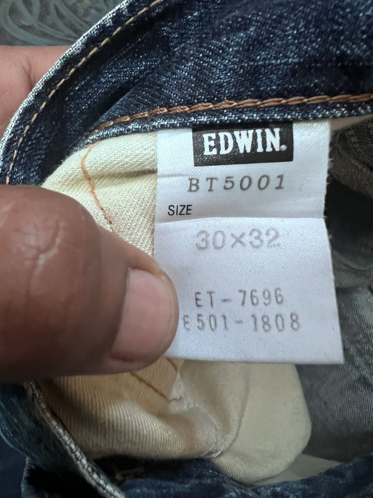 Japanese Brand FLARED💥EDWIN 503 DISTRESSED DENIM PANT Size US 30 / EU 46 - 8 Thumbnail