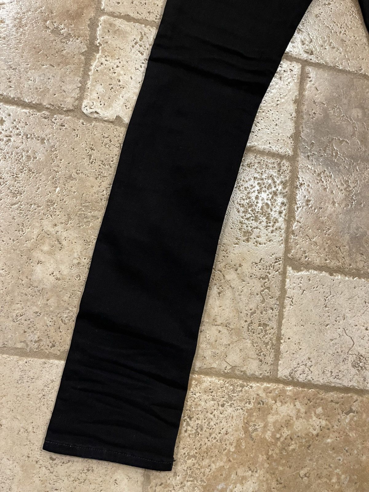 Amiri Mike Amiri AW16 OG Snakeskin Black Denim Jeans RARE Size US 33 - 8 Thumbnail