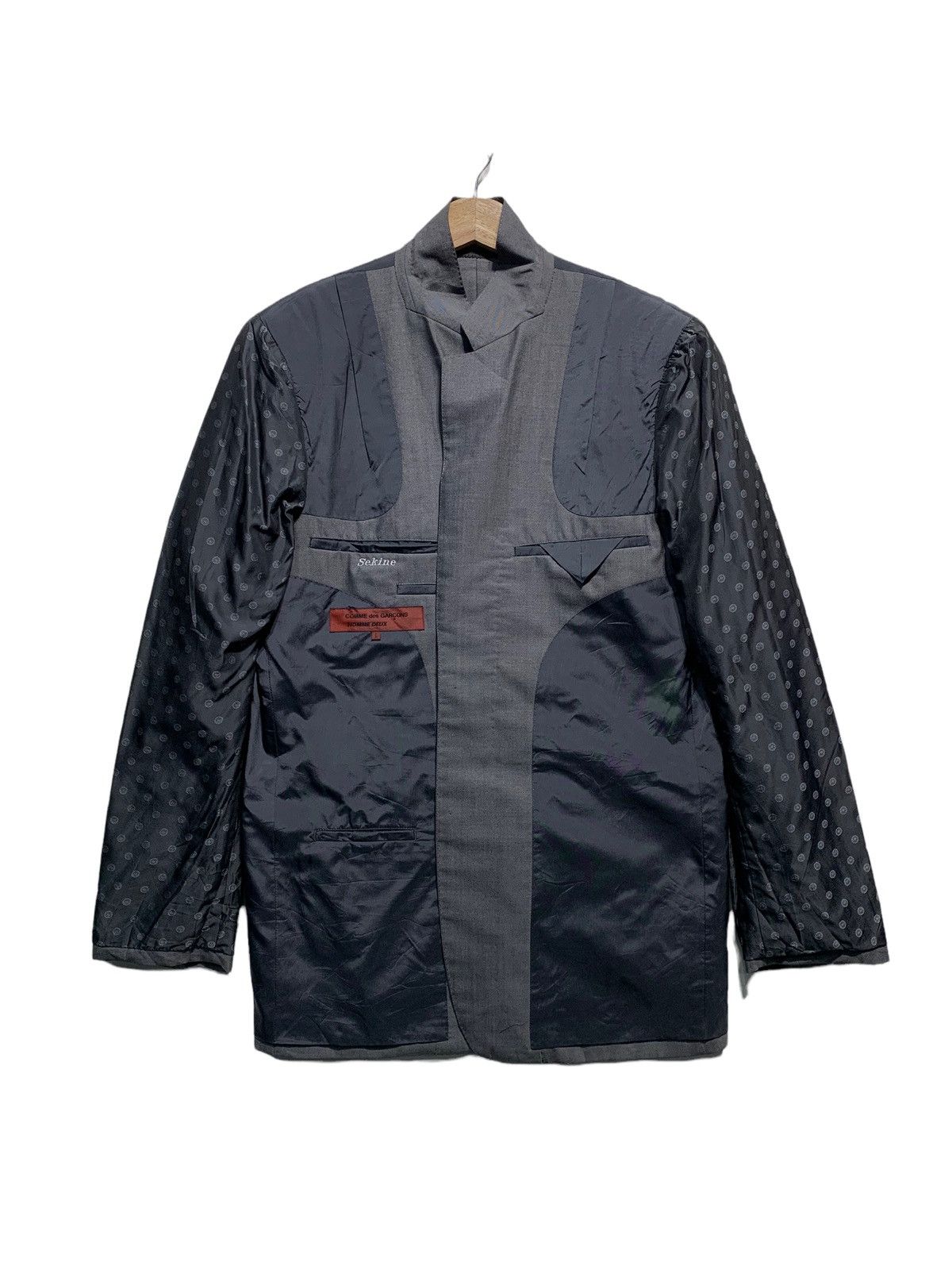 CDG by Comme des Garcons × Comme des Garcons 🔥CDG HOMME DEUX AD2007 WOOL CASUAL JACKETS Size US L / EU 52-54 / 3 - 1 Thumbnail