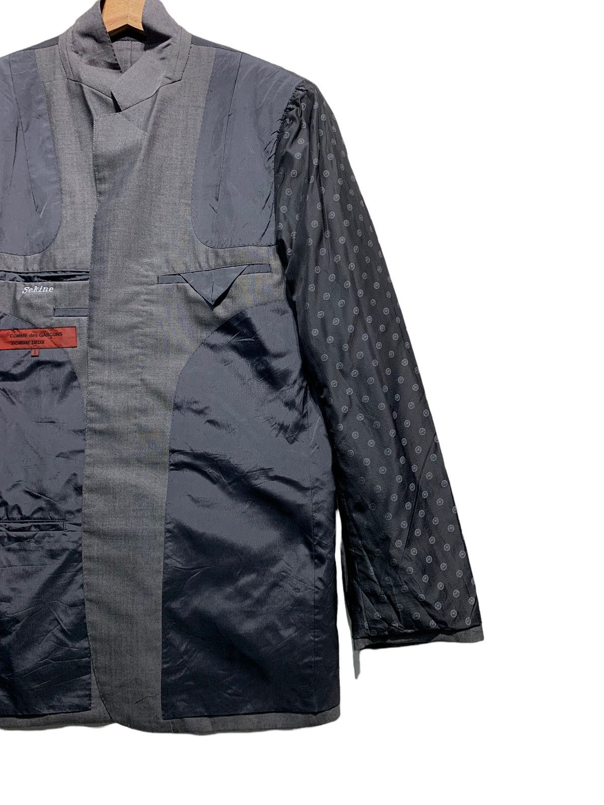 CDG by Comme des Garcons × Comme des Garcons 🔥CDG HOMME DEUX AD2007 WOOL CASUAL JACKETS Size US L / EU 52-54 / 3 - 3 Thumbnail