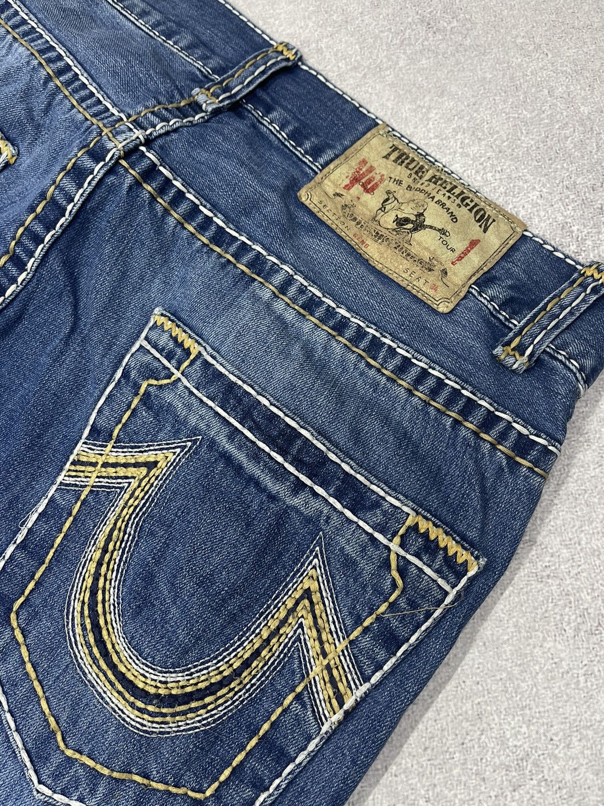 True Religion × Vintage Vintage True Religion Genius Jeans Denim Pants USA size 34 Size US 34 / EU 50 - 3 Thumbnail